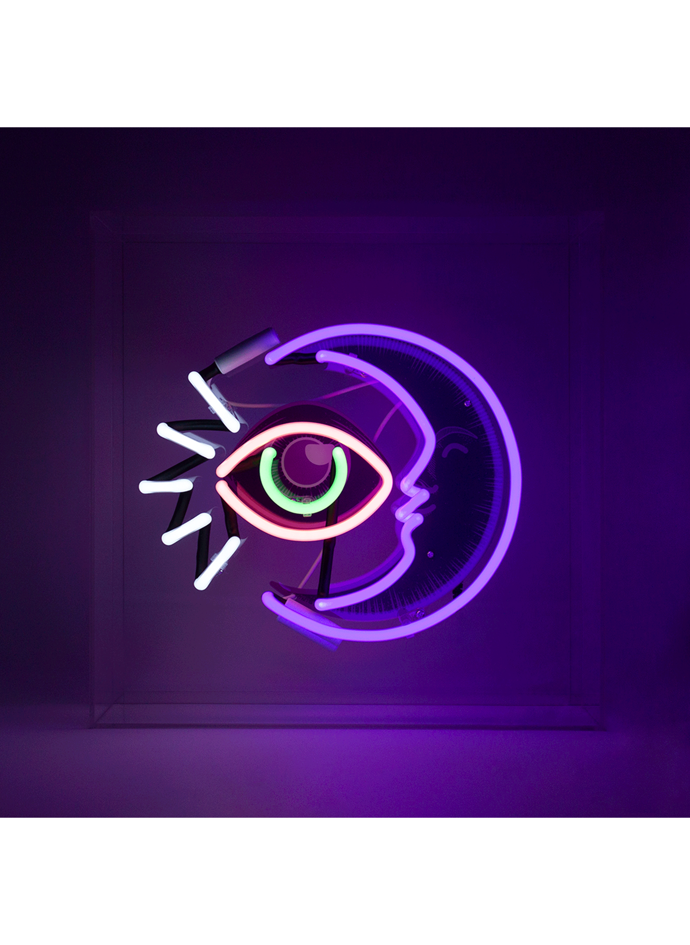 Lampe néon Moon eye