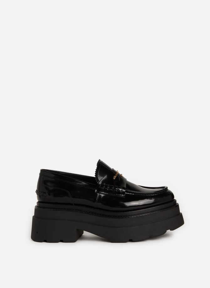 Leather wedge loafers ALEXANDER WANG