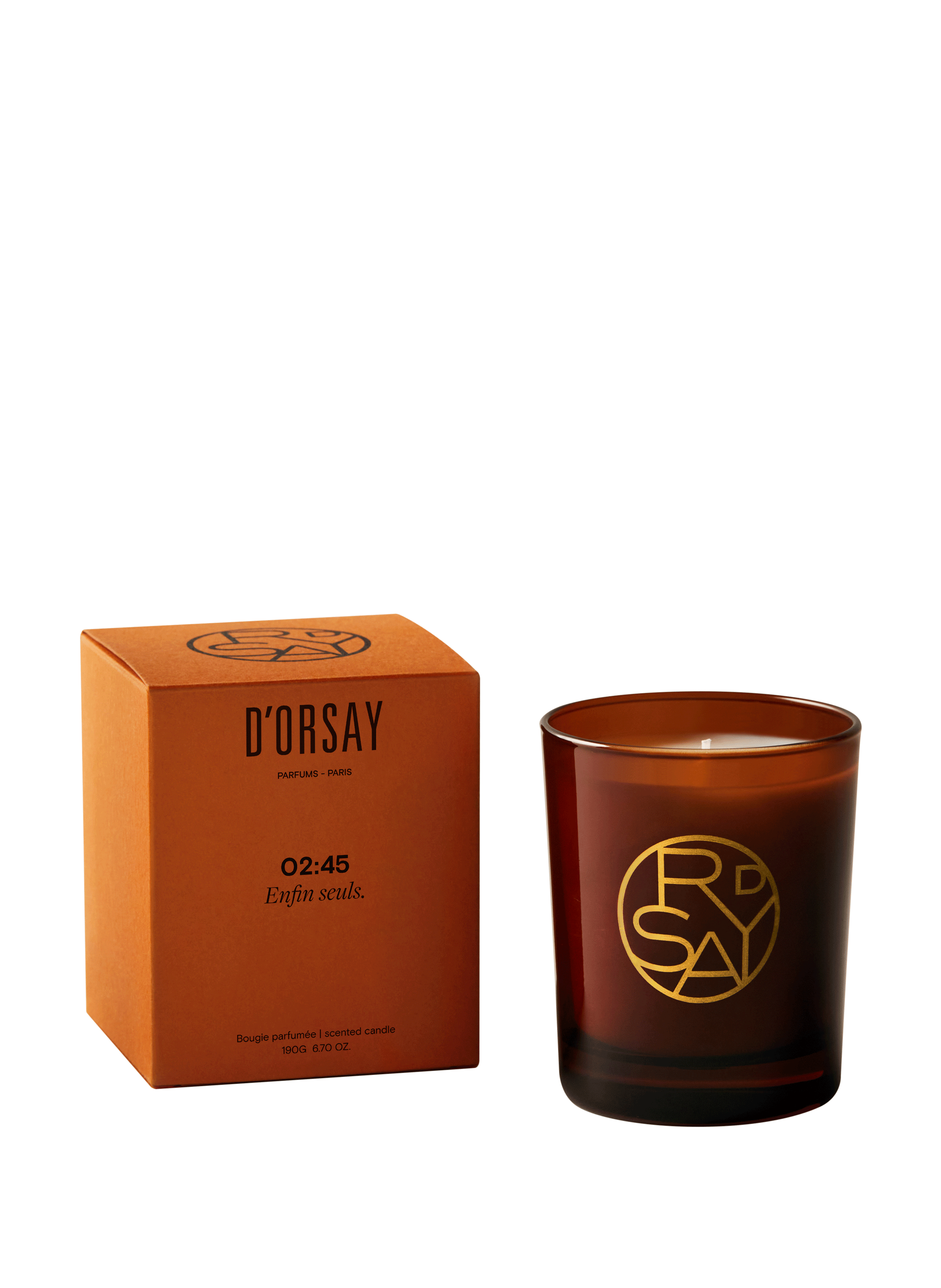 Bougie parfumée - 02:45 Enfin seuls D'ORSAY No color