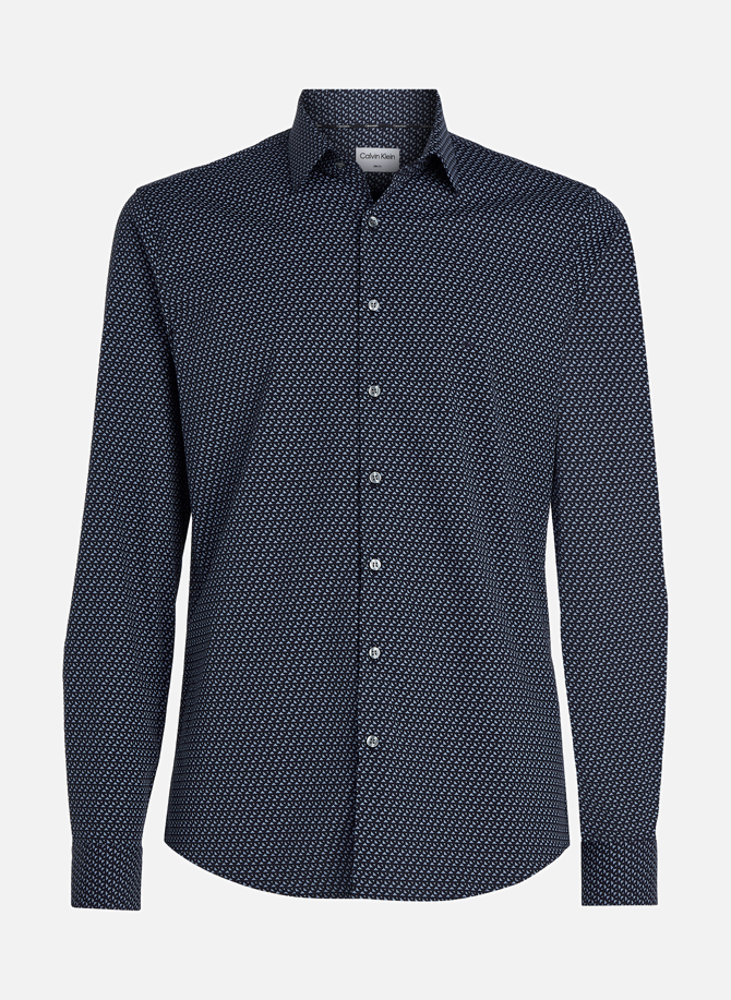 CALVIN KLEIN patterned slim shirt