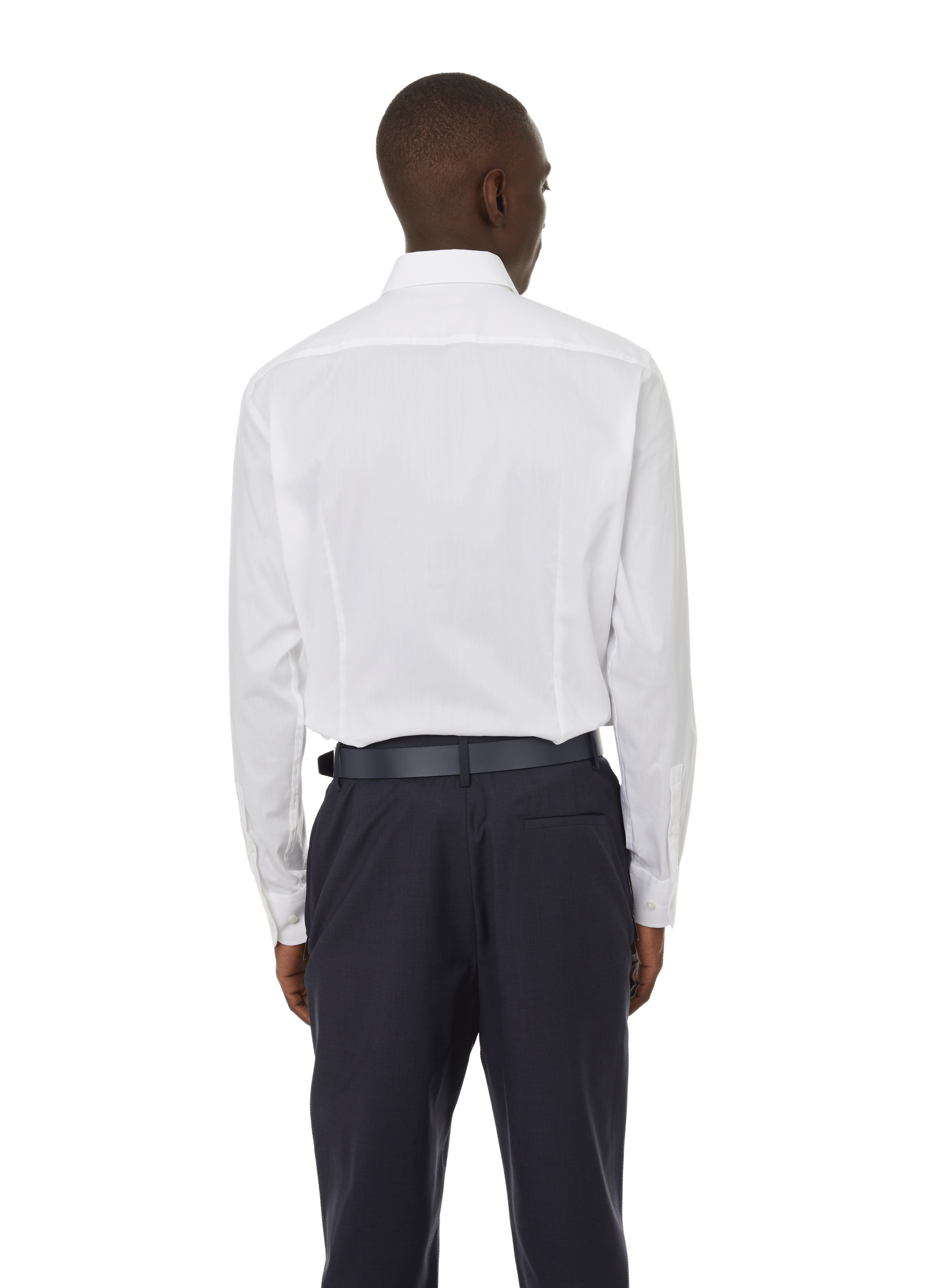 Chemise en coton BOSS Blanc