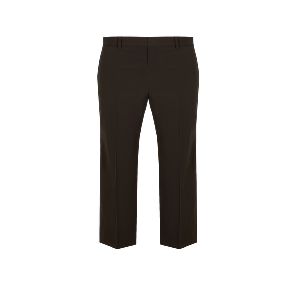 Acne Studios Linen Suit Trousers In Brown
