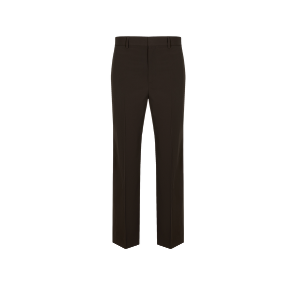 Acne Studios Linen Suit Trousers In Brown