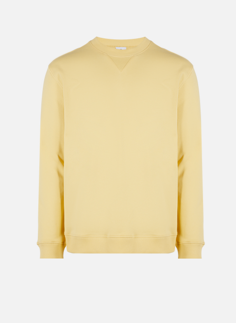 Yellow organic cotton sweatshirt PRINTEMPS PARIS 