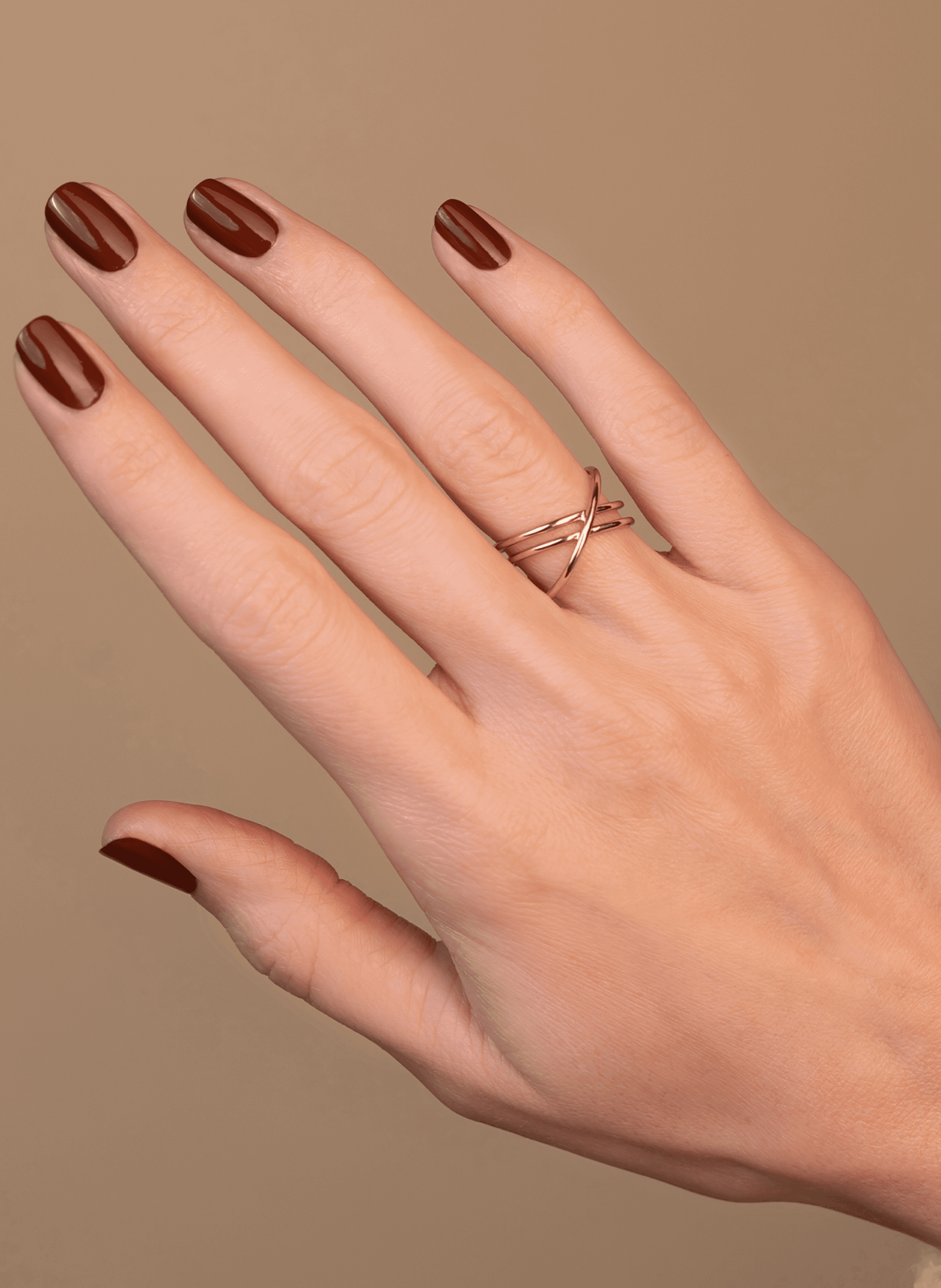 Green Flash Nail Polish MANUCURIST Chestnut