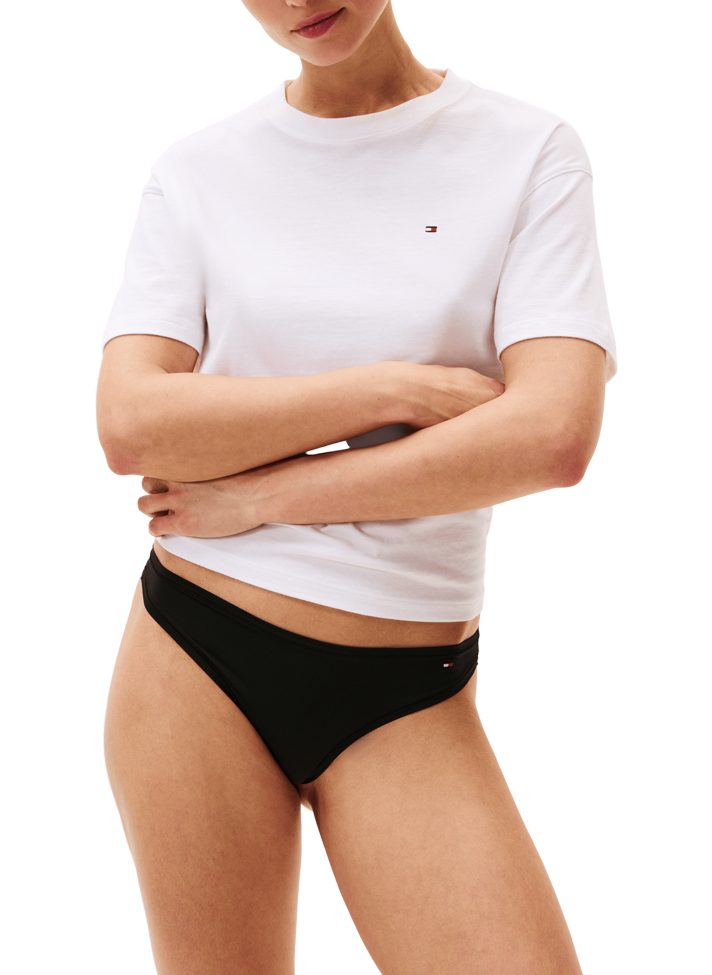 String uni TOMMY HILFIGER Noir