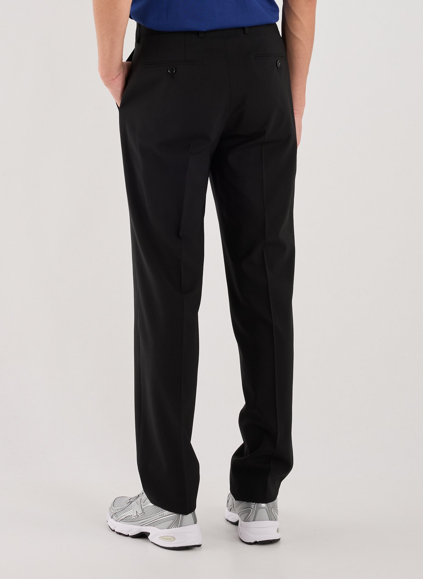 Bedford slim-fit cotton trousers AU PRINTEMPS PARIS Black