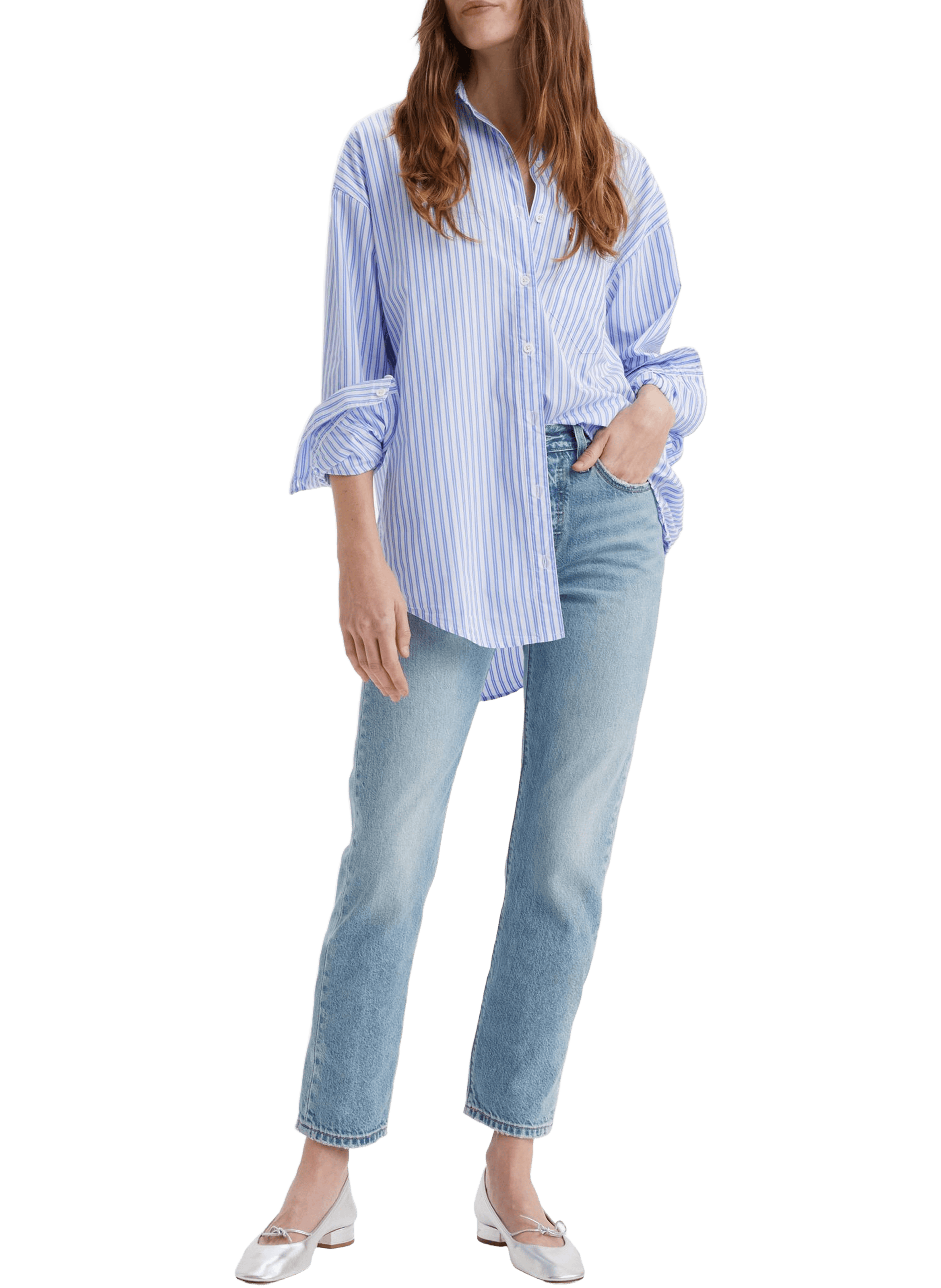 Jean 501 cropped LEVI&#039;S Bleu