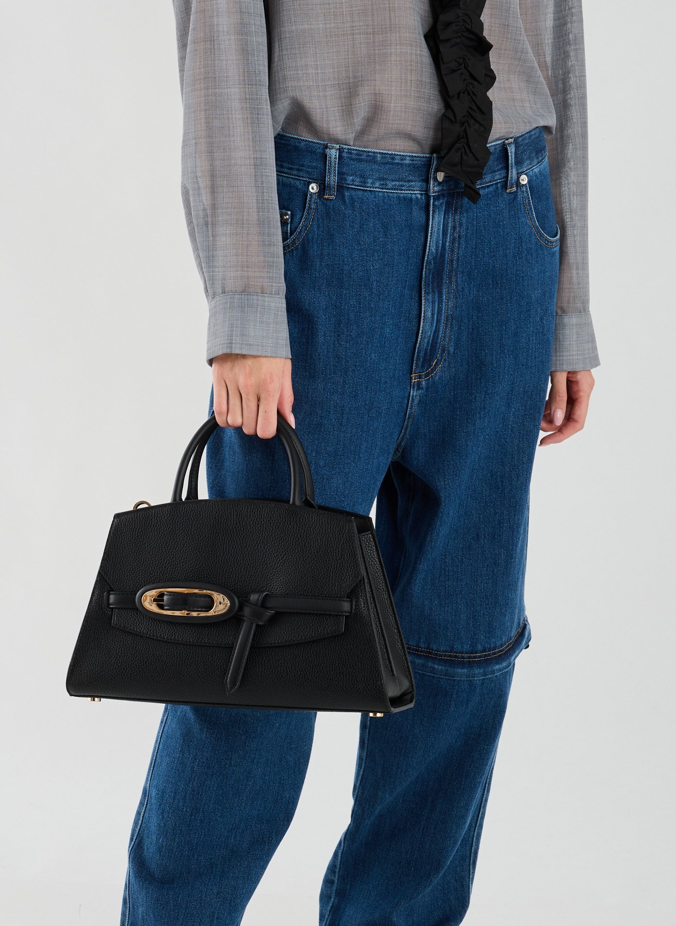 Sac à main Cornelia en cuir  MICHAEL KORS Noir