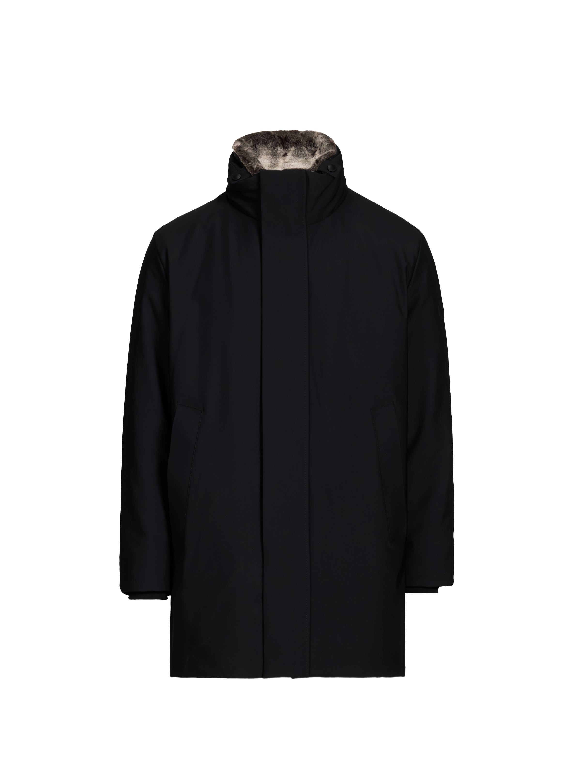 STRELLSON Parka unie à col montant Noir