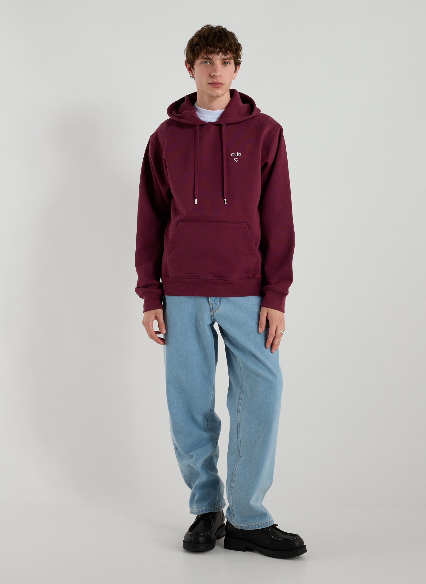 Oversized cotton hoodie ARTE ANTWERP Red