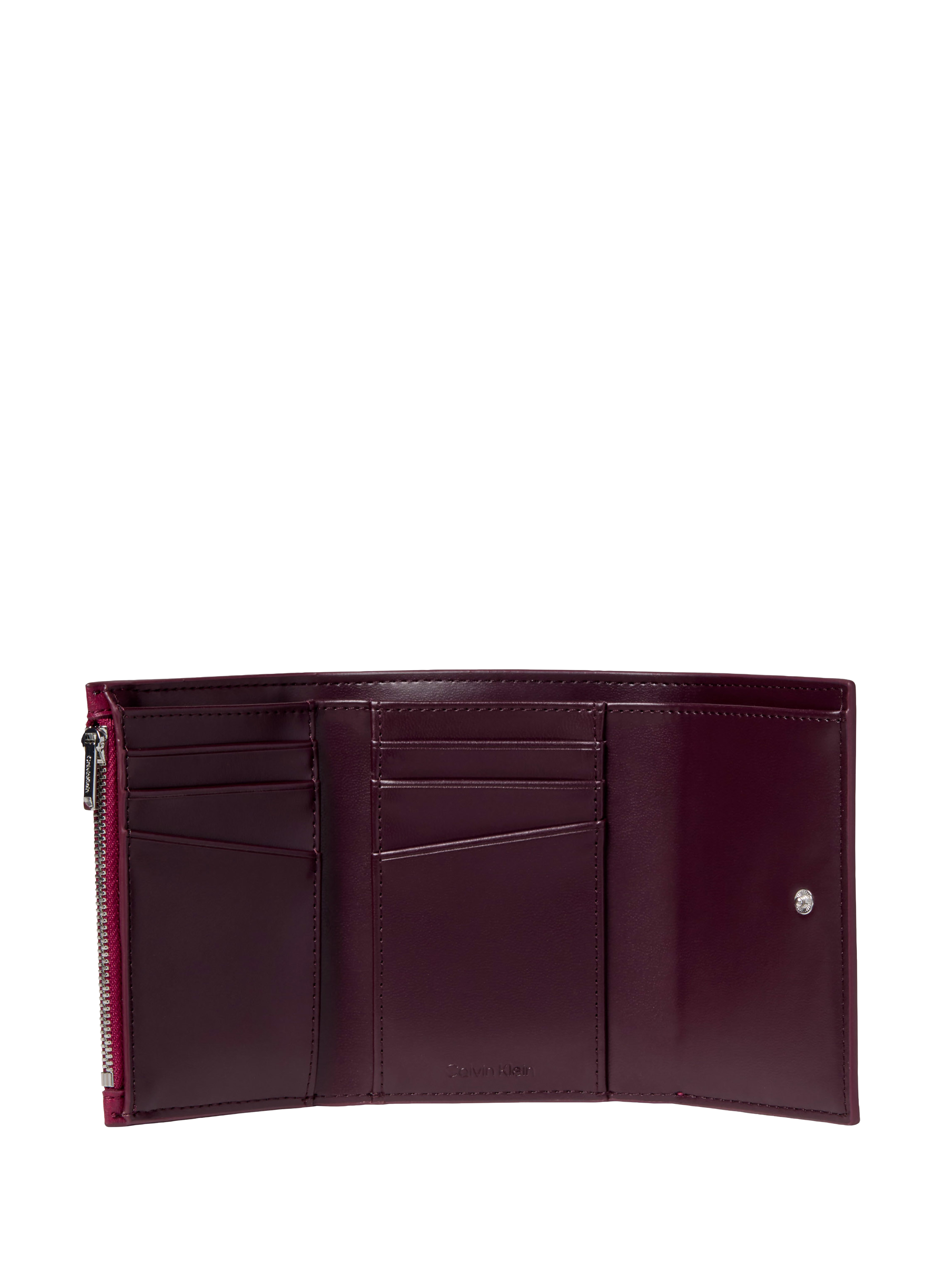 Portefeuille effet cuir CALVIN KLEIN Rouge