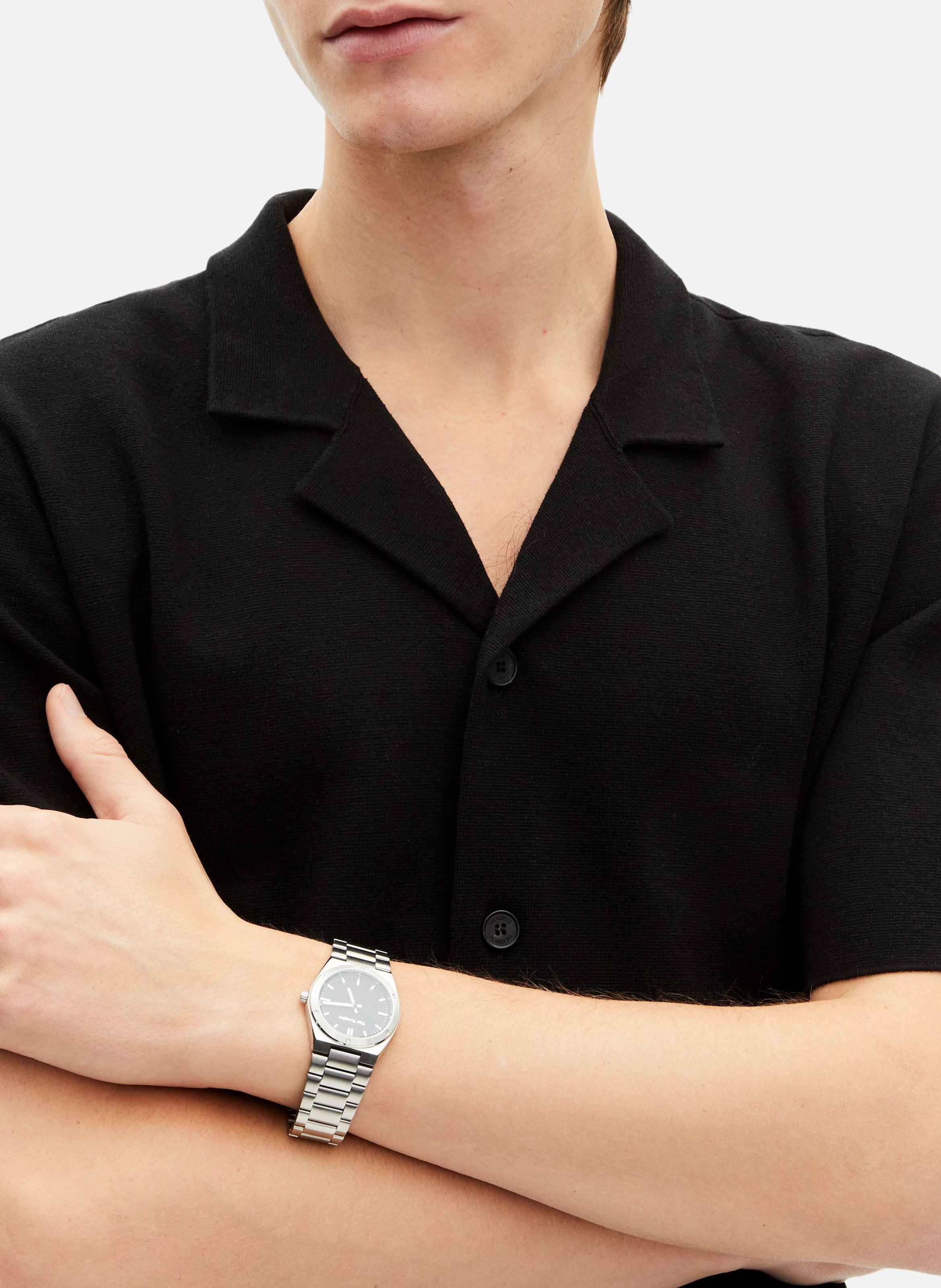 Chemise manches courtes en maille THE KOOPLES Noir