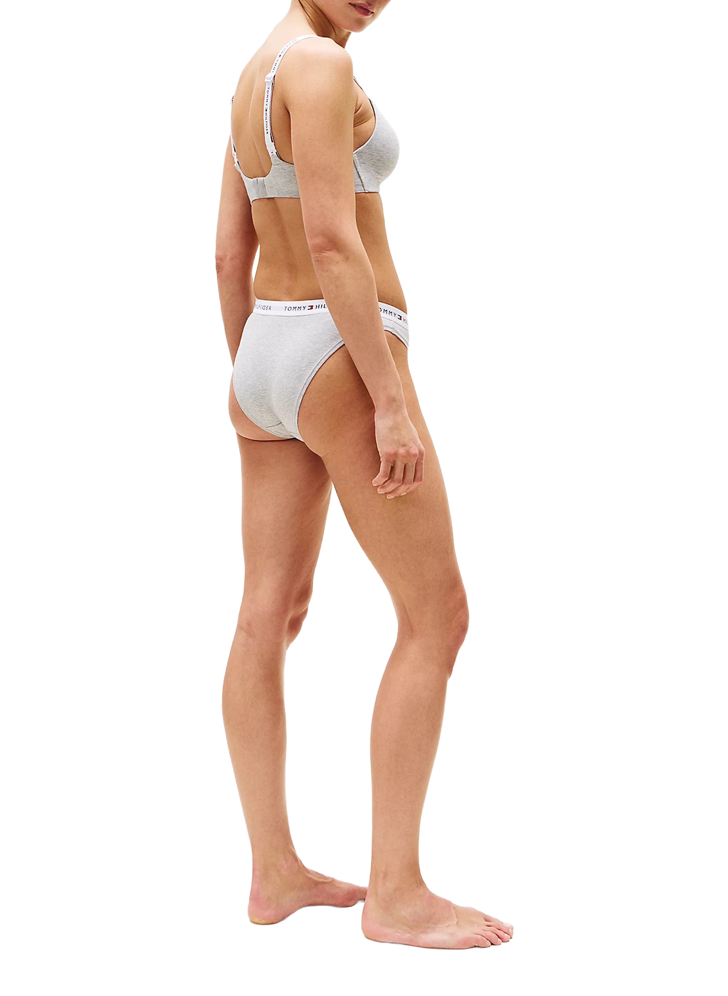 Culotte en coton extensible TOMMY HILFIGER Gris