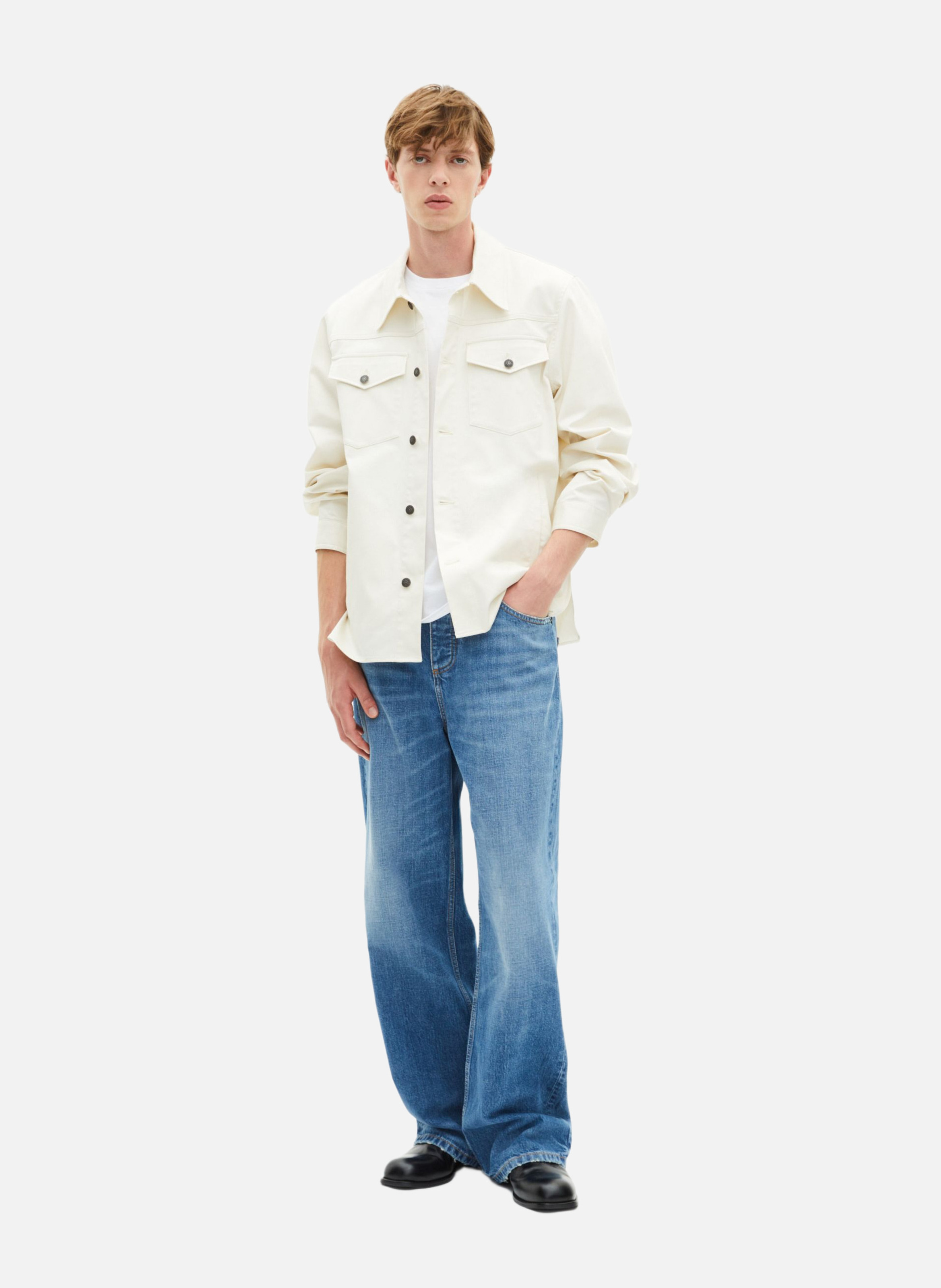 Surchemise à poches plaquées THE KOOPLES Beige