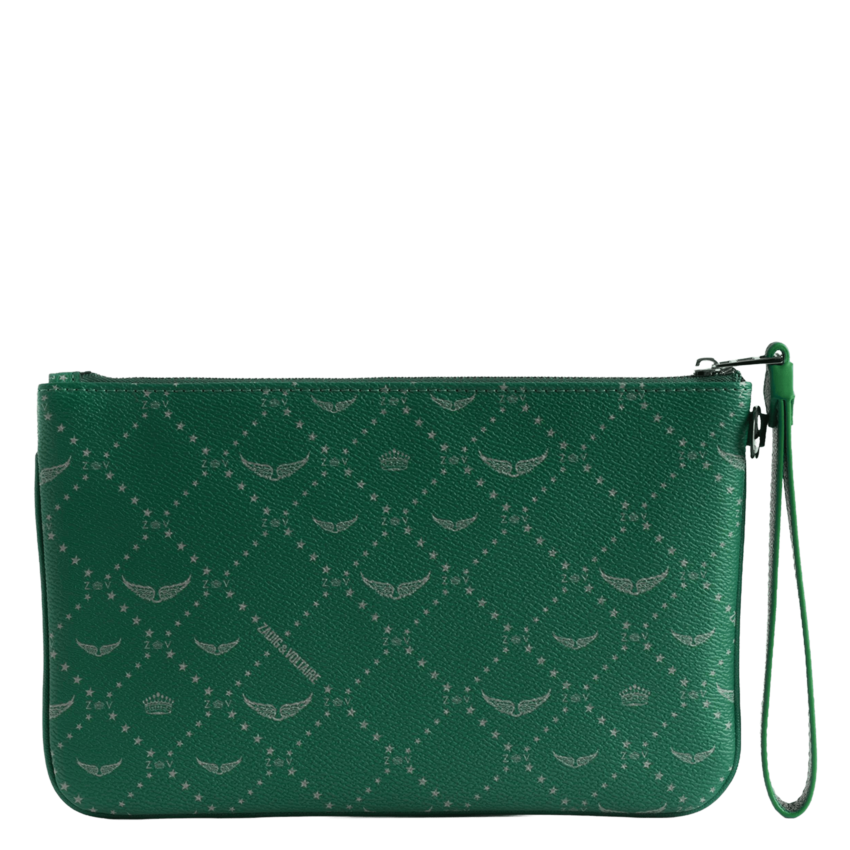 Pochette à imprimé graphique z pouch ZADIG&VOLTAIRE Vert