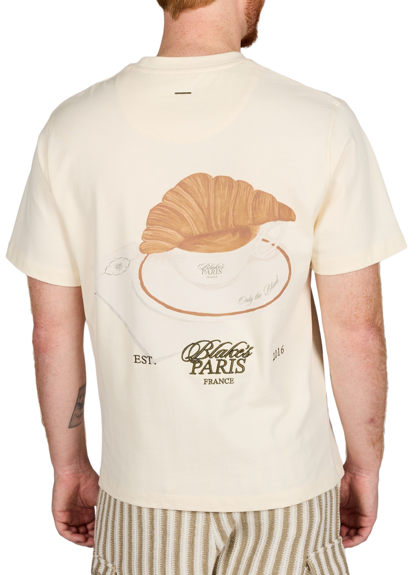 Cotton Breakfast at Blake's T-shirt ONLY THE BLIND Beige