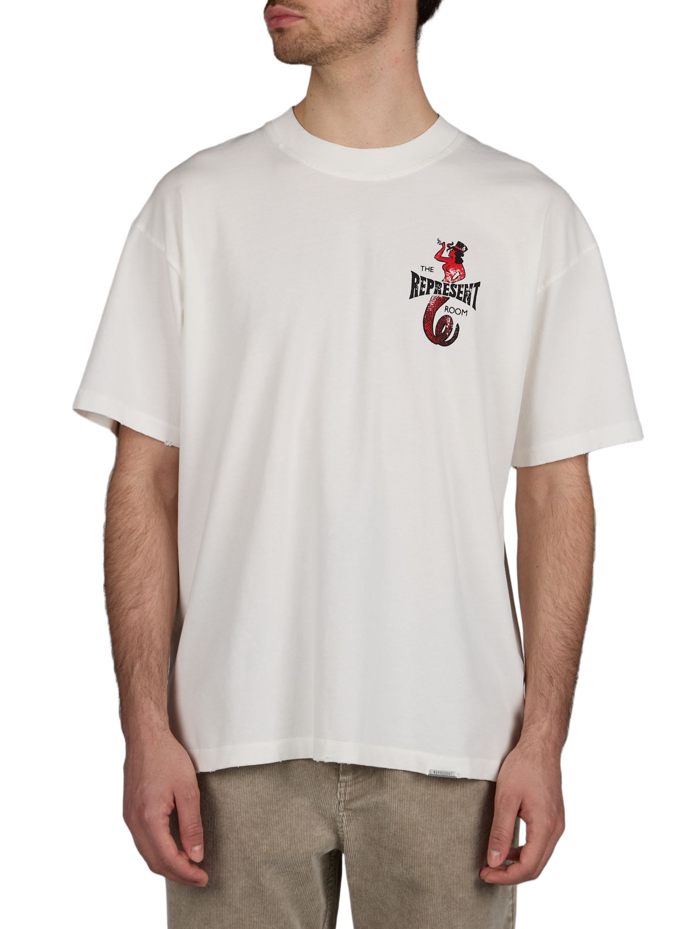 T-shirt imprimé en coton REPRESENT Blanc