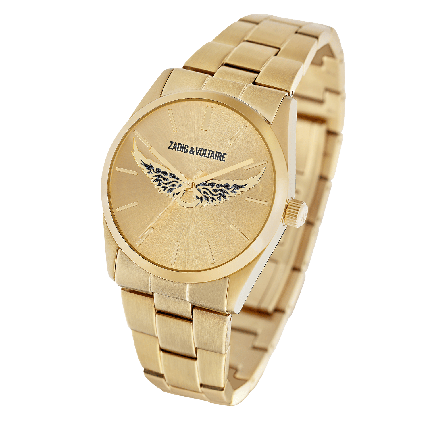 Montre en acier inoxydable ZADIG&VOLTAIRE Doré