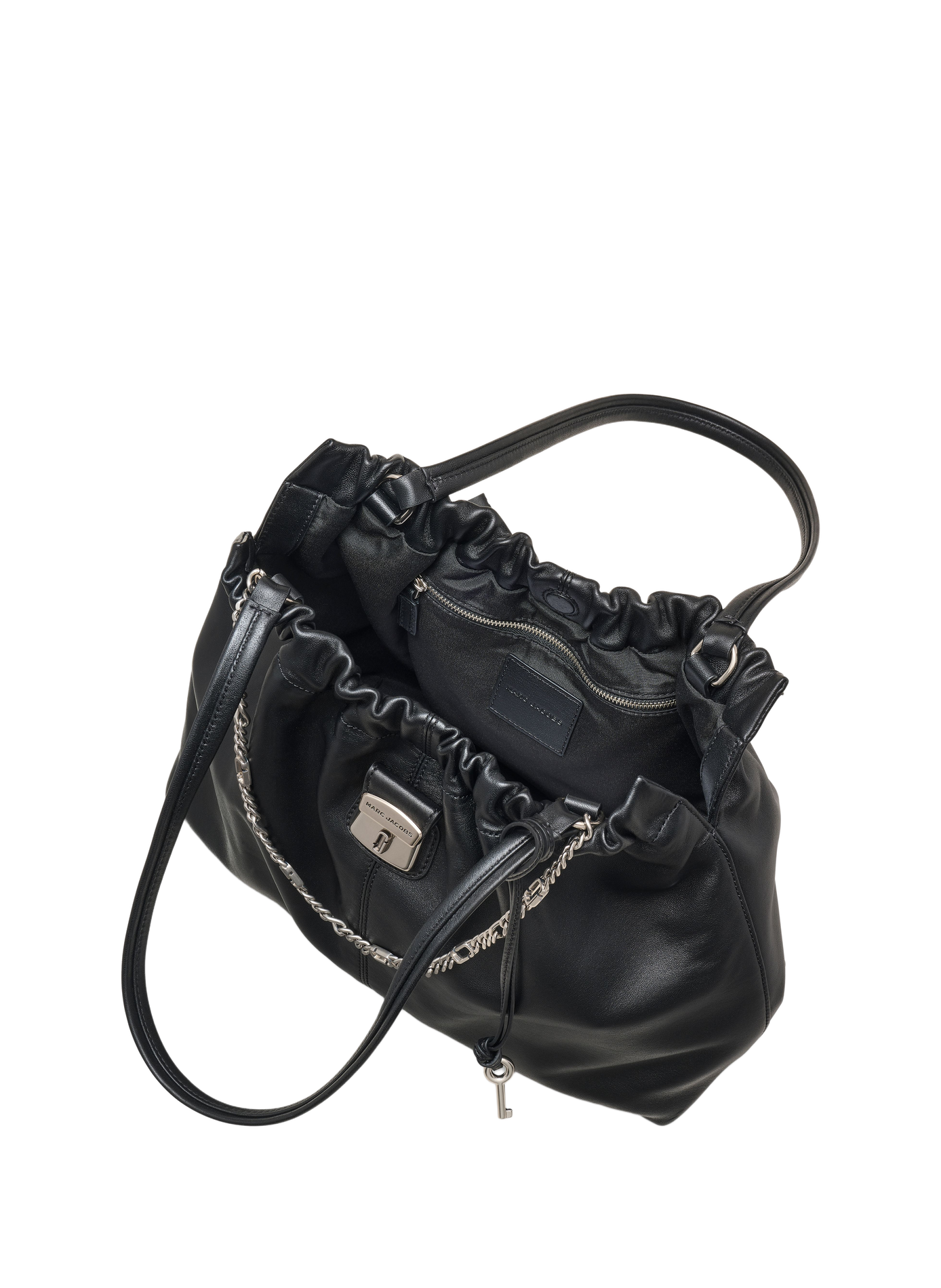 The Cristina Tote leather bag MARC JACOBS Black