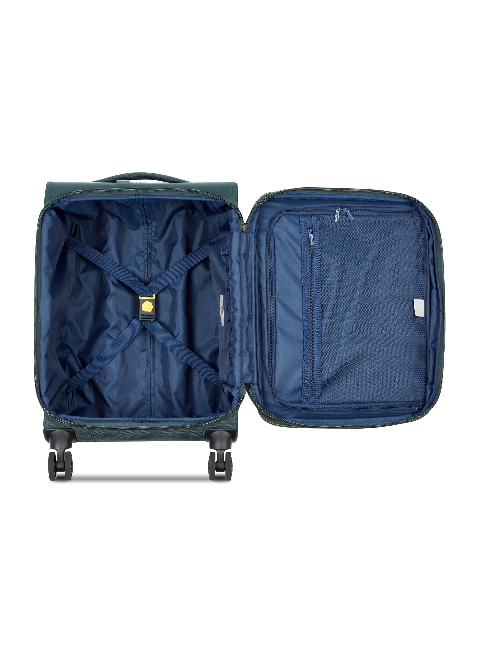Valise cabine souple taille s - brochant 3 DELSEY PARIS Vert
