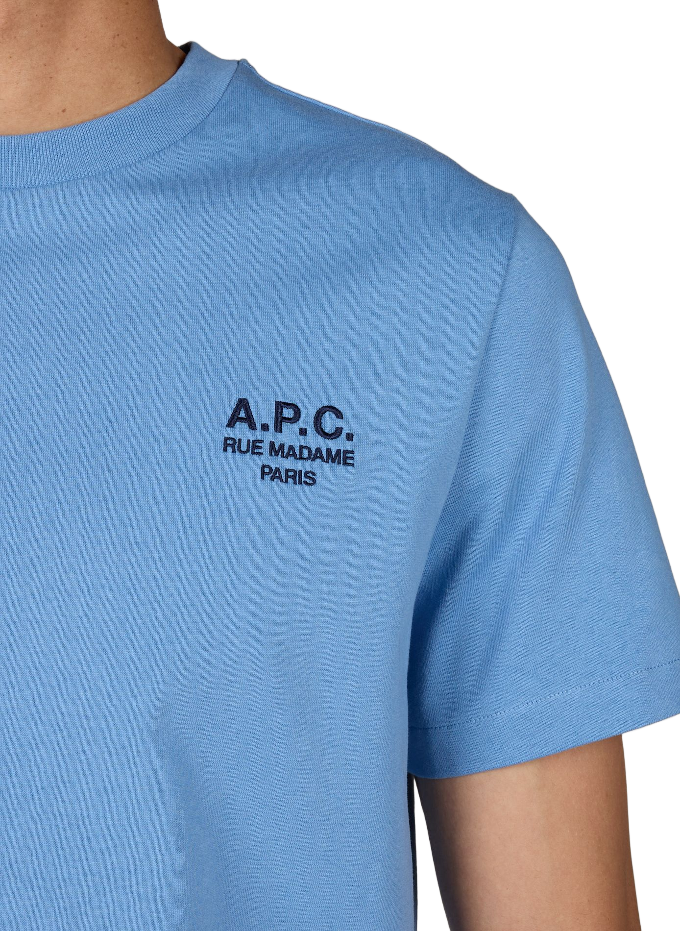 Classic Cotton T-Shirt | Blue A.P.C. Men