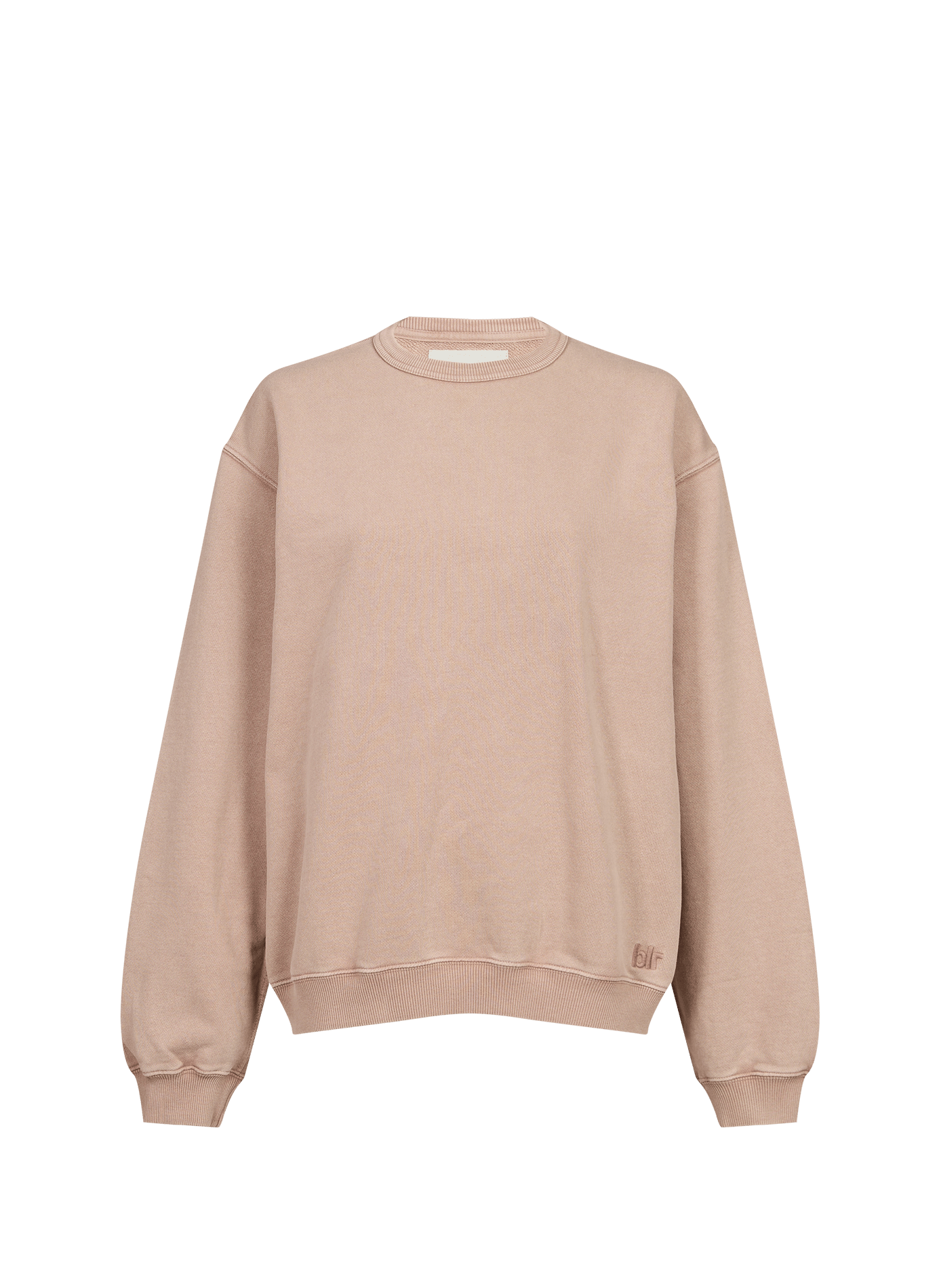 Round neck cotton sweatshirt BELLEROSE Beige