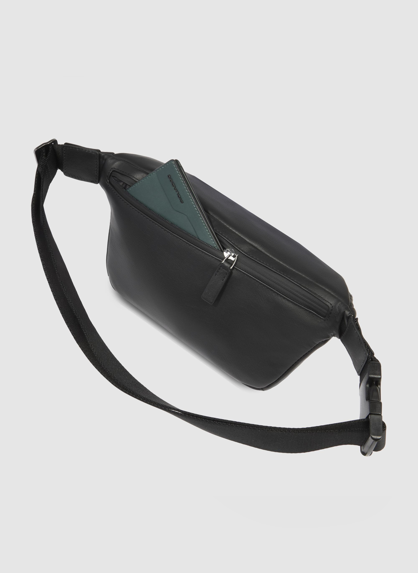 Sac banane homme PIQUADRO Noir