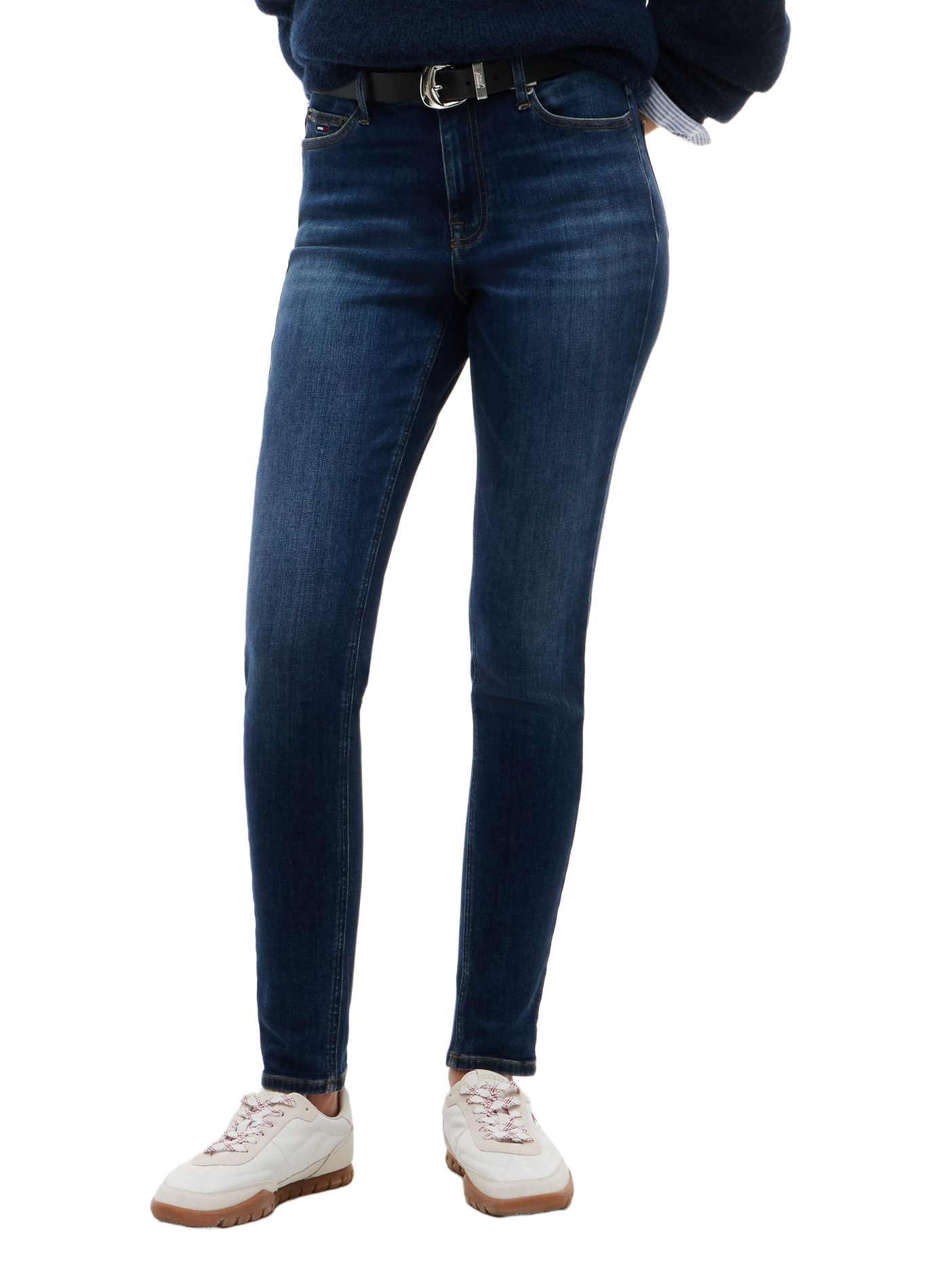 High-waisted slim-fit jeans TOMMY HILFIGER Blue