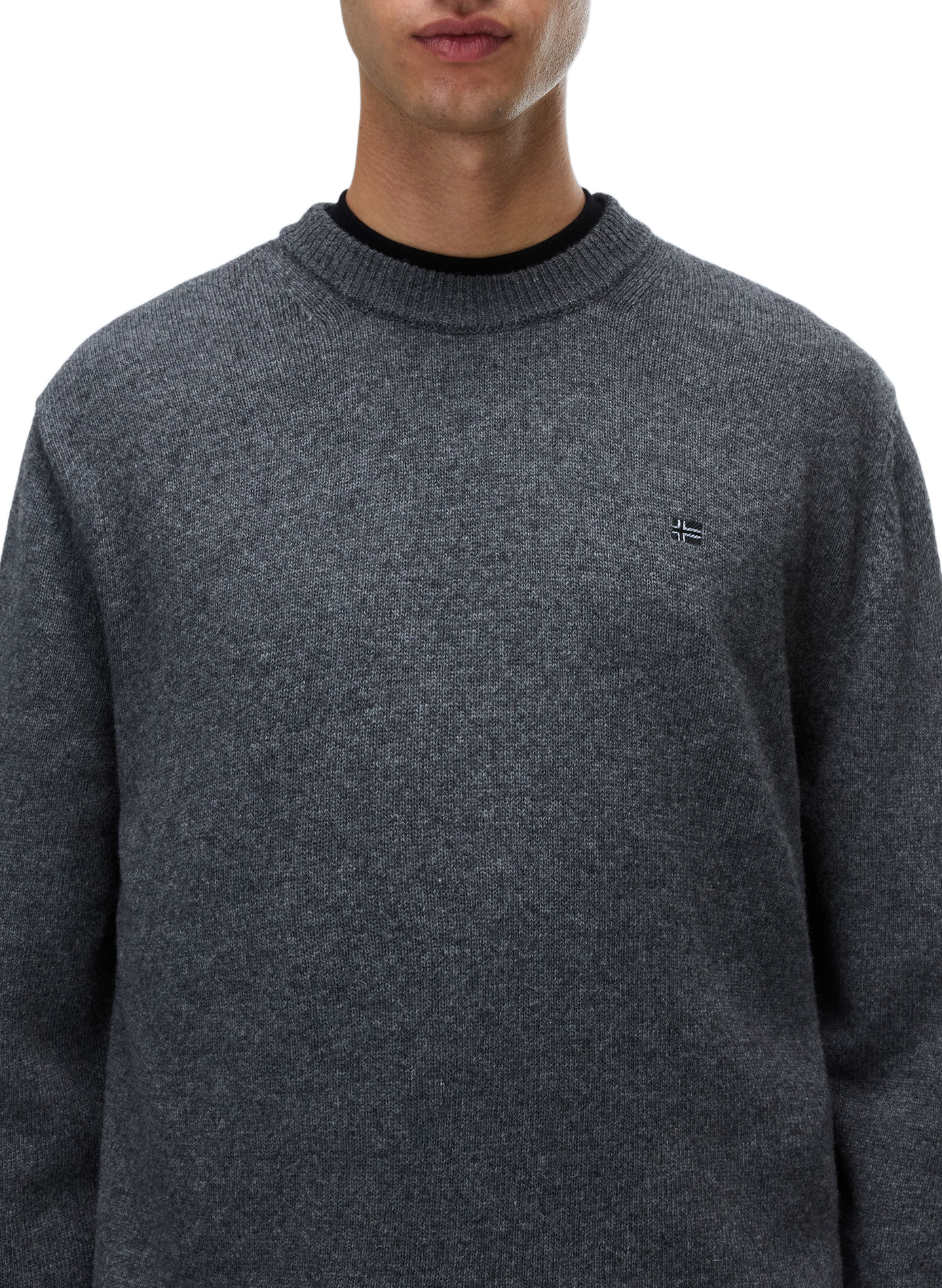 Mixed Wool Sweatshirt NAPAPIJRI Grey