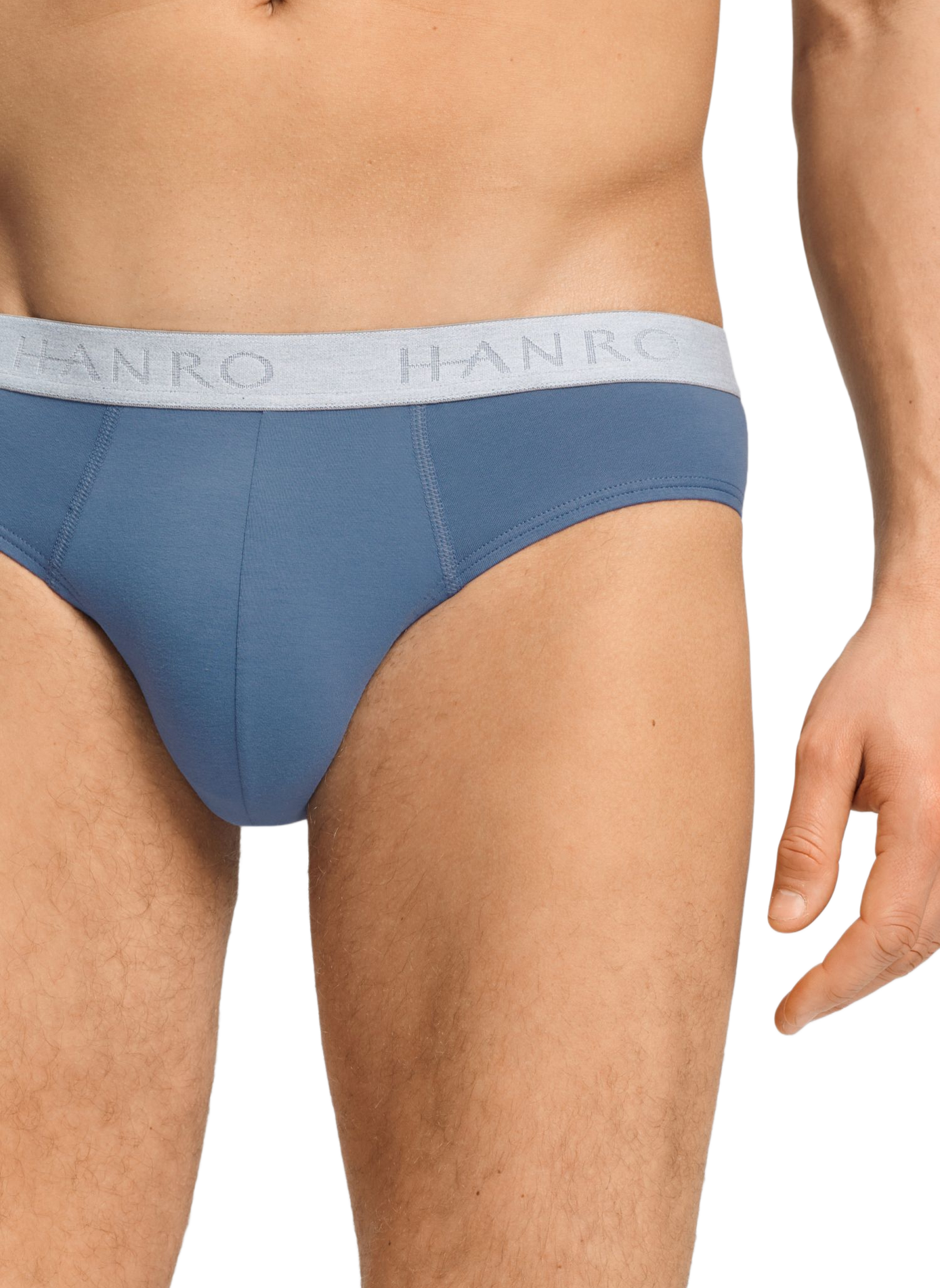 Set van 3 slips Essentials | Grijs HANRO Heren