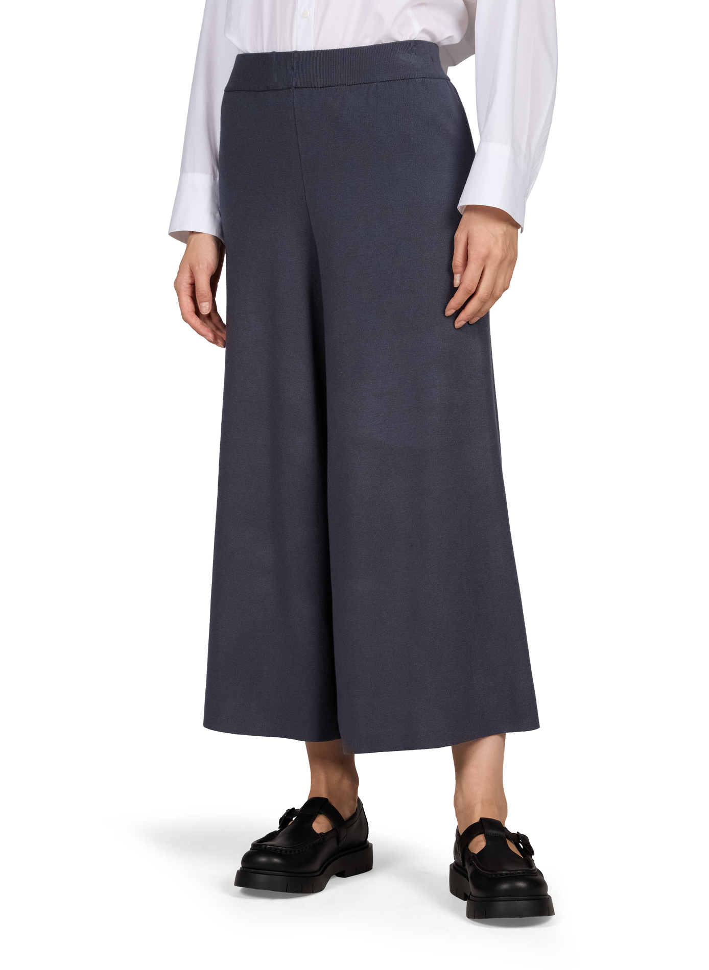 Weite 7/8-Hose MSCH Blau