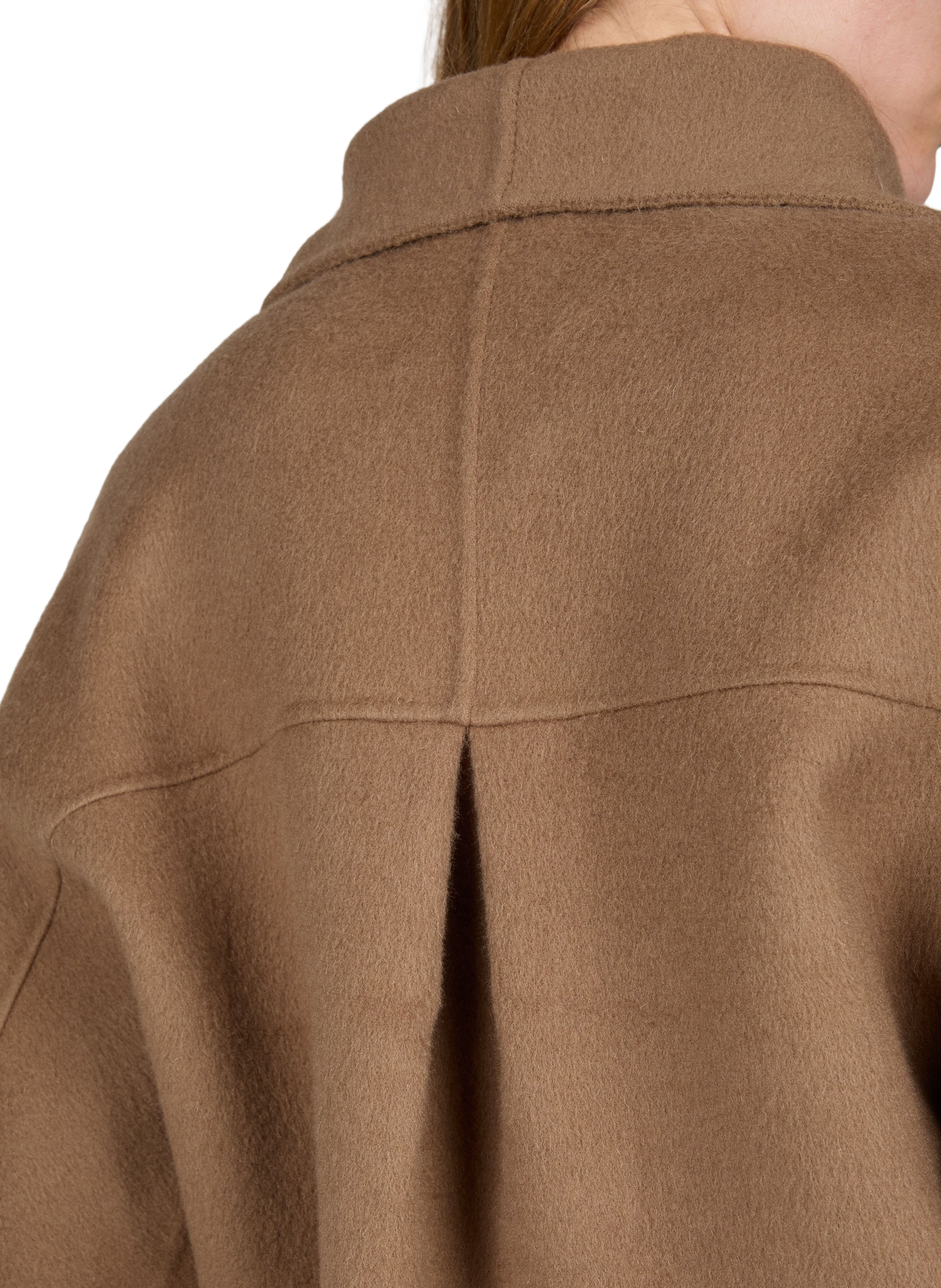 Lindy Oversized Wool Jacket ALMADA Brown