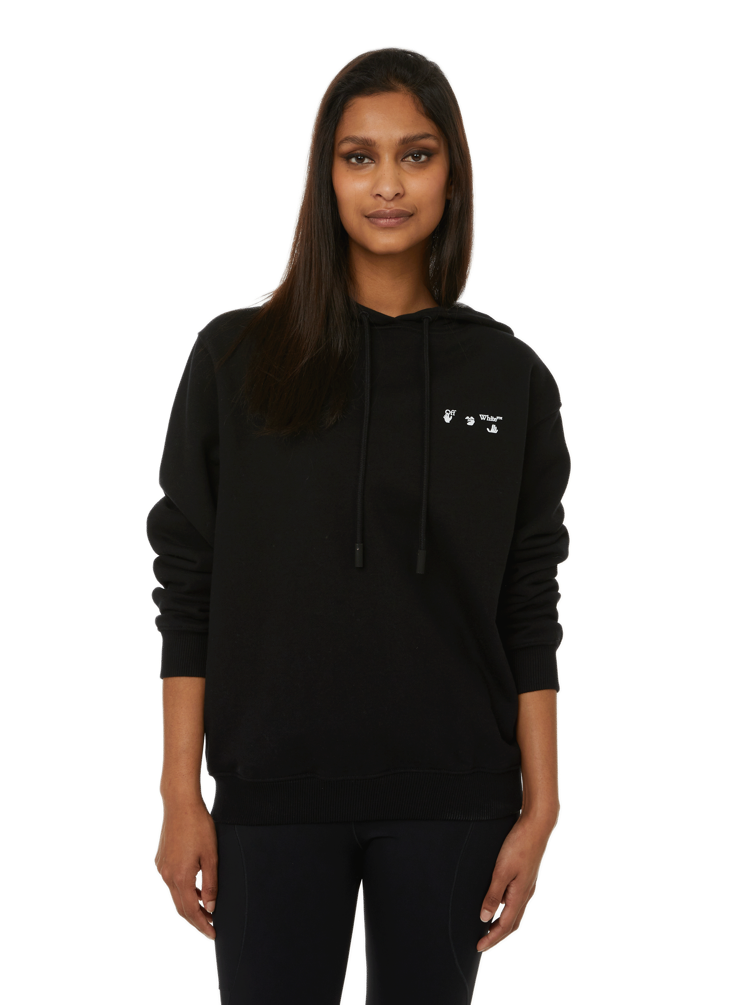 COTTON HOODIE - OFF-WHITE for WOMEN | Printemps .com