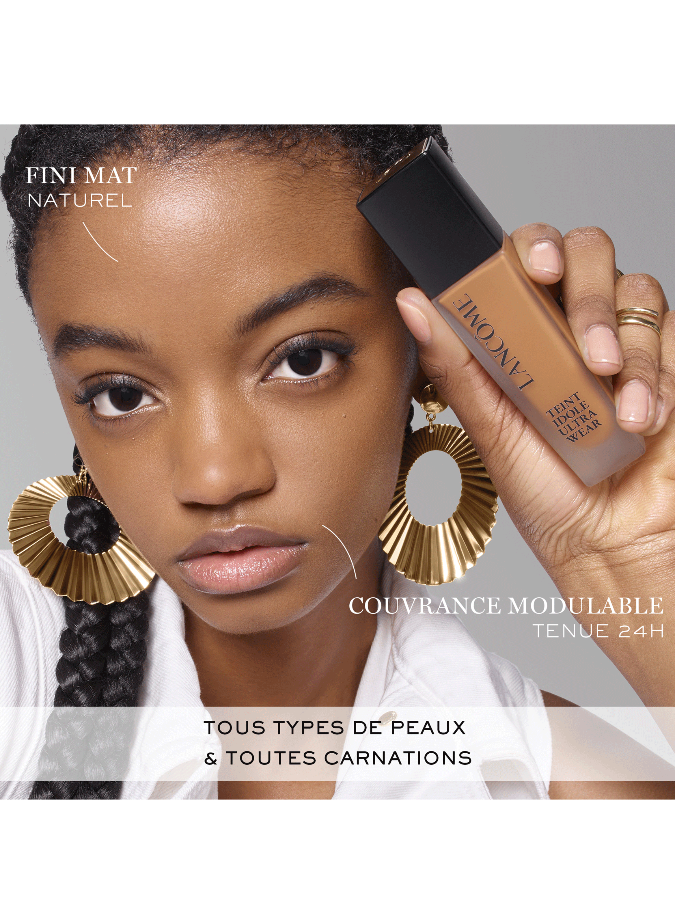 Teint Idole Fond de Teint Tenue 24h Fini Mat Naturel SPF35 - Enrichi En Soin 400 w warm