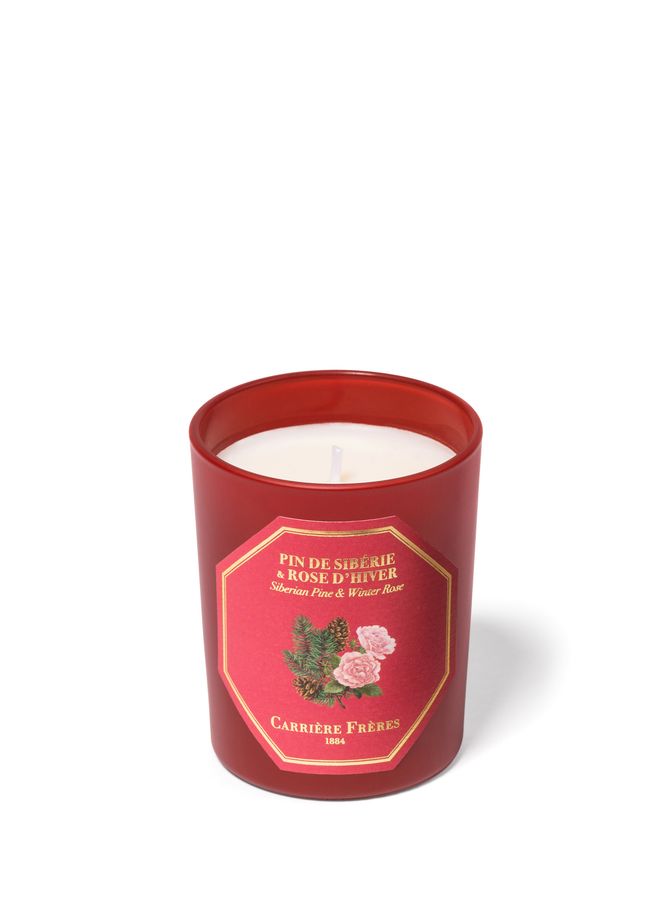 Scented candle - Siberian Pine & Winter Rose CARRIERE FRERES