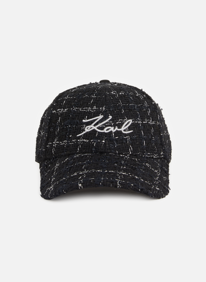KARL LAGERFELD Tweed-Mütze