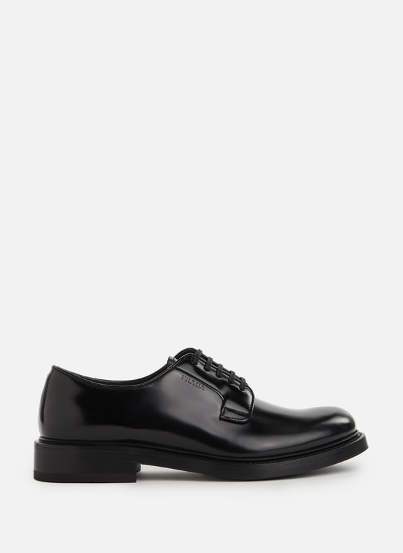 Mocassins en cuir Noir by PRADA PRADA Mocassins en cuir Noir