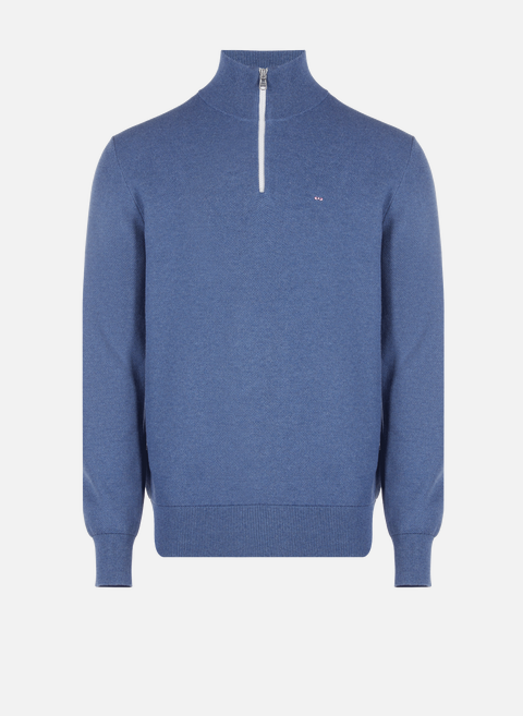 Blaues Baumwoll-SweatshirtEDEN PARK 