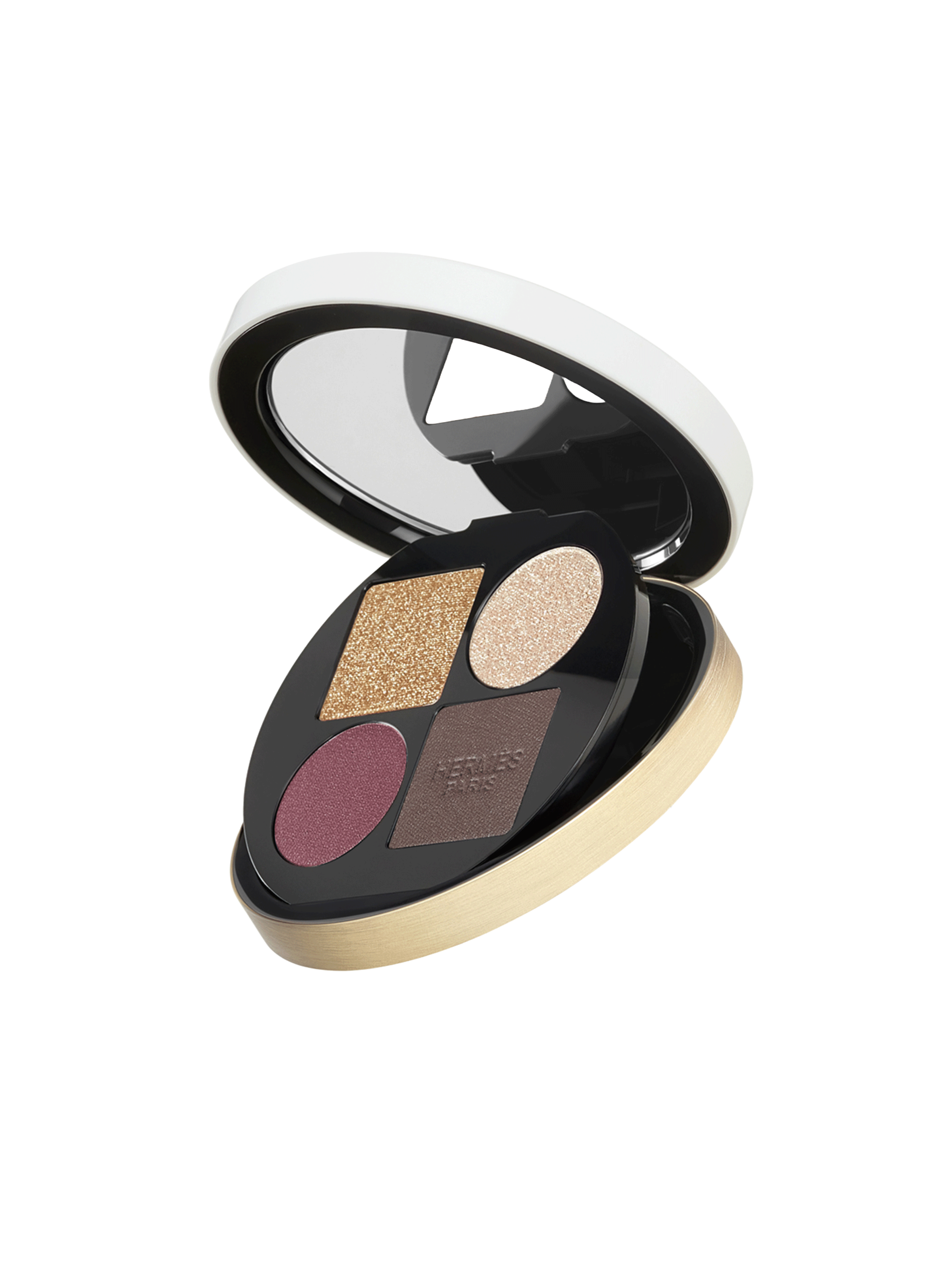 Ombres d?Hermès quad eyeshadow palette, Ombres Mordorées HERMÈS Ombres mordorées