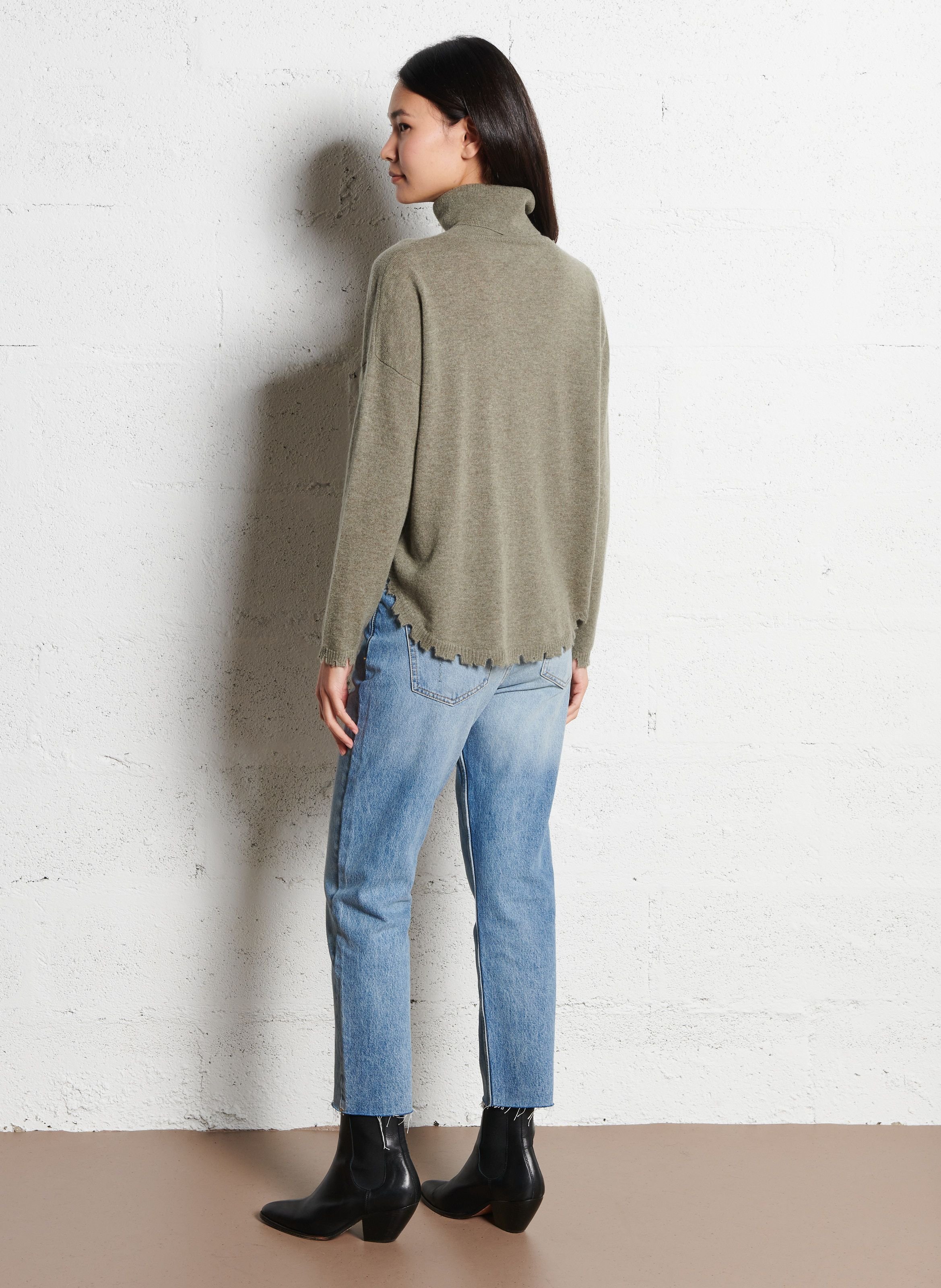 Pull ample col roulé en cachemire mavis KUJTEN 