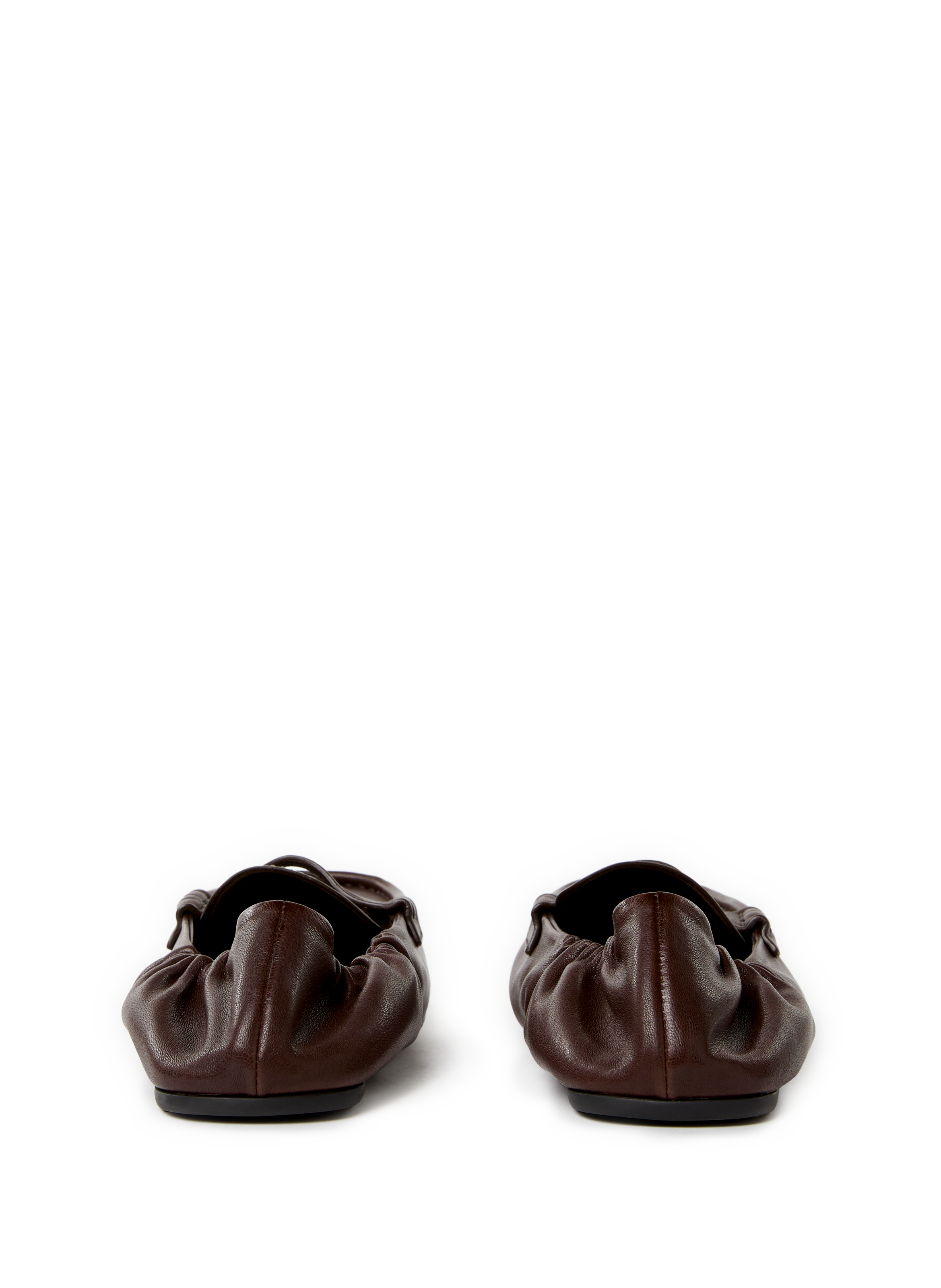 Calfskin leather loafers MIU MIU Brown