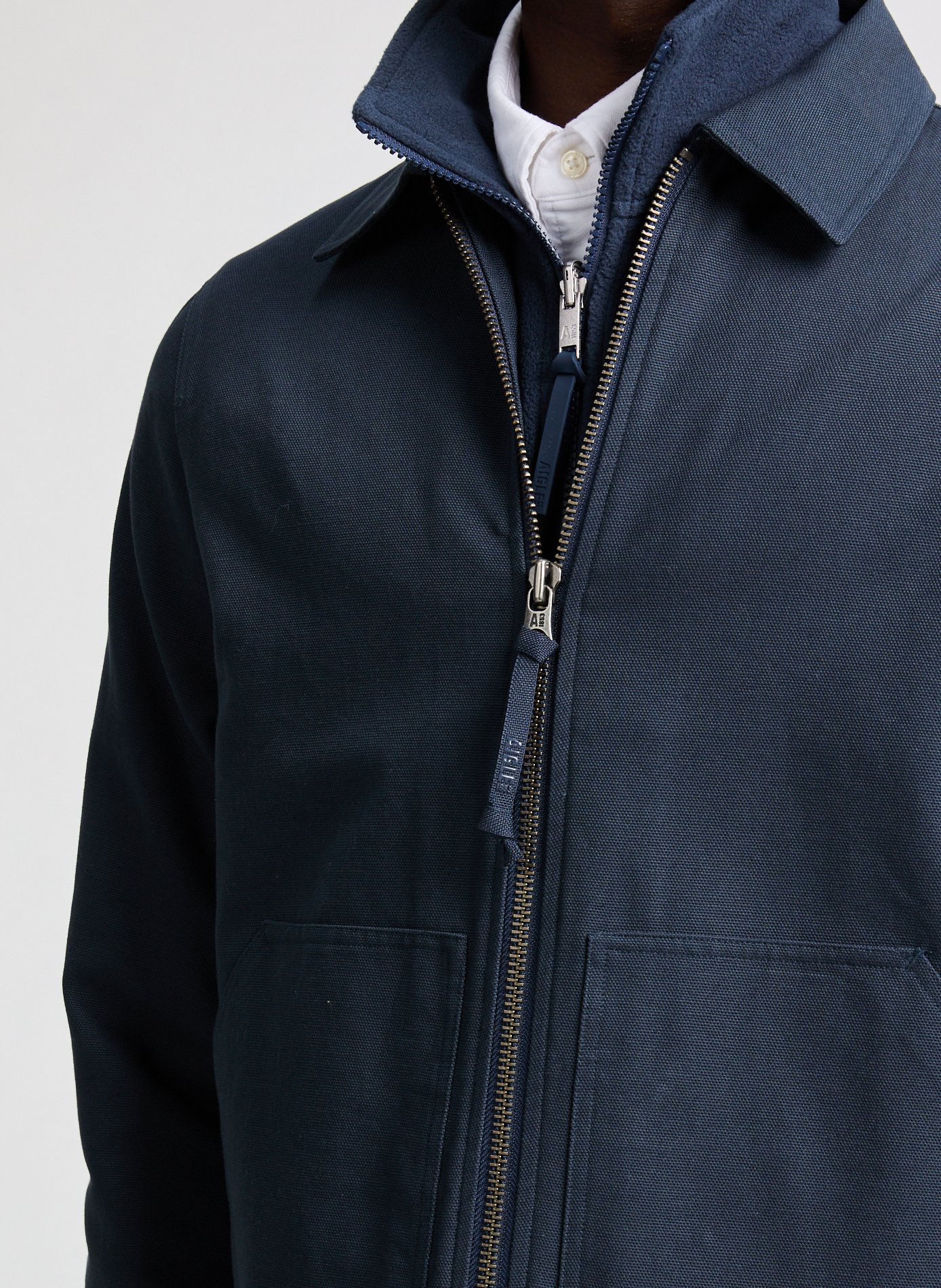 Blouson en coton AIGLE Bleu