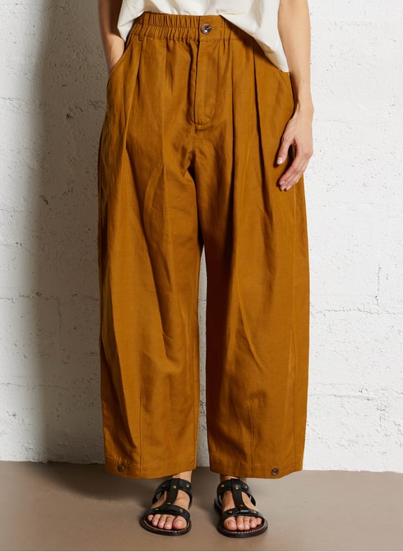 Pantalon large vernon Marron by SOEUR SOEUR Pantalon large vernon Marron