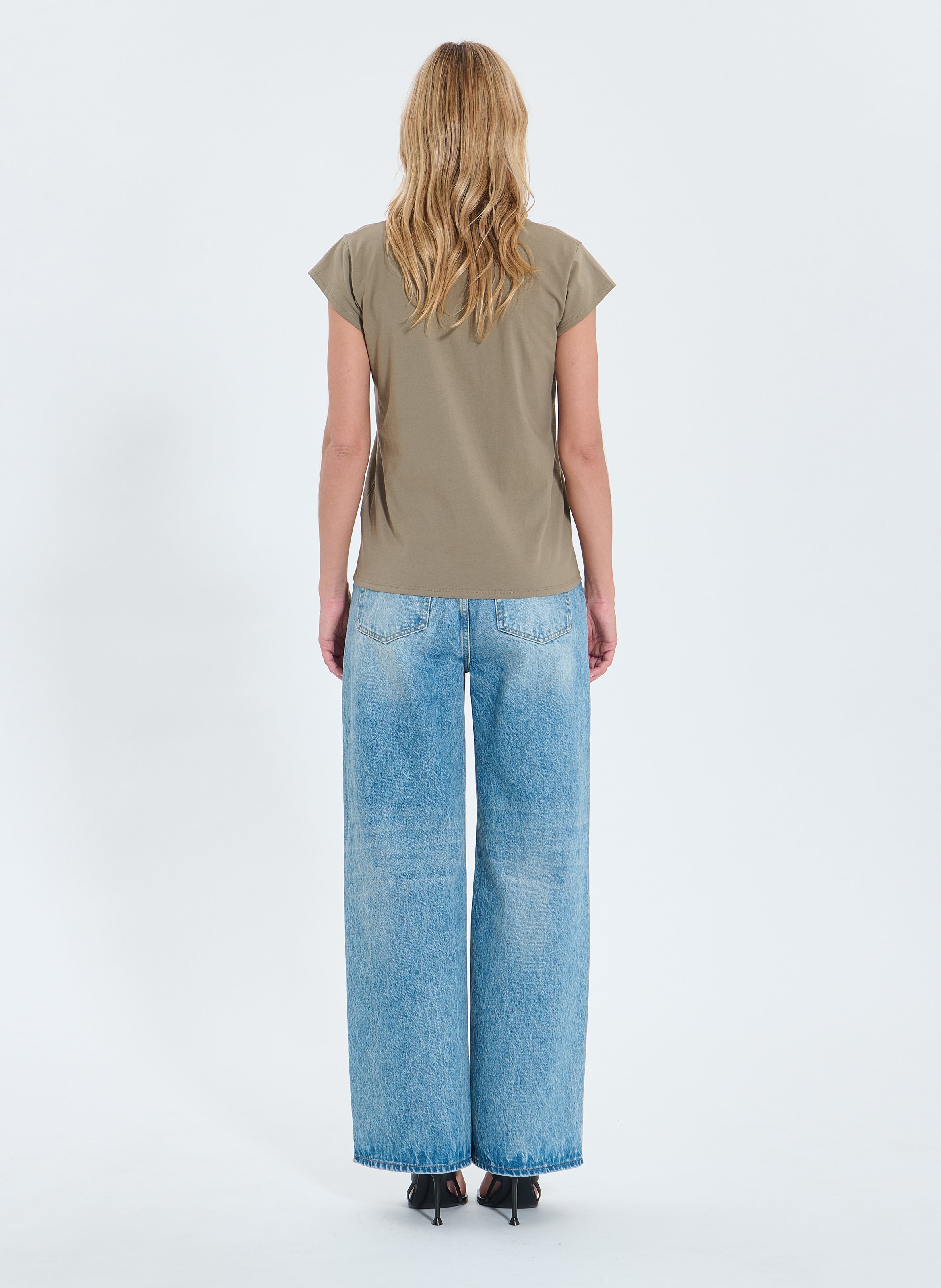 Top  tulipe ZAPA Kaki