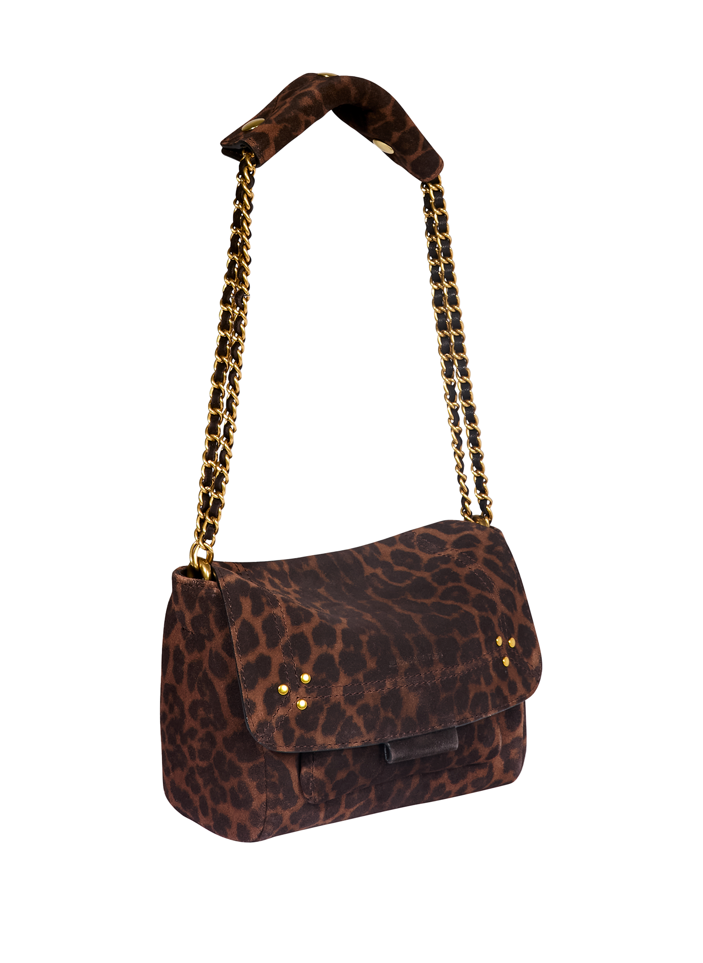 Sac à bandoulière Lulu S en croûte de cuir JÉRÔME DREYFUSS Multicolore