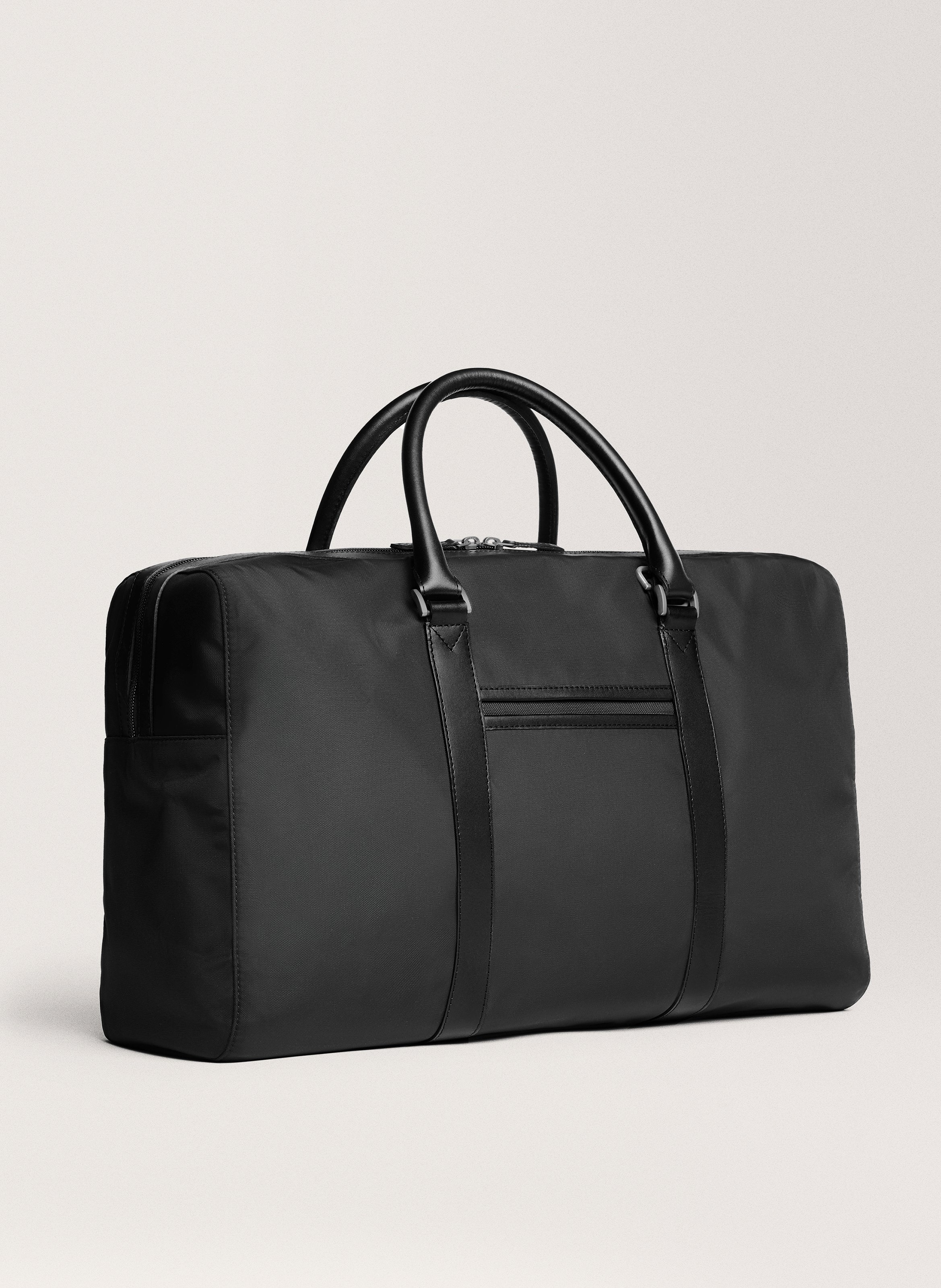 Sac de week-end 'compact weekender' en nylon CARL FRIEDRIK Noir