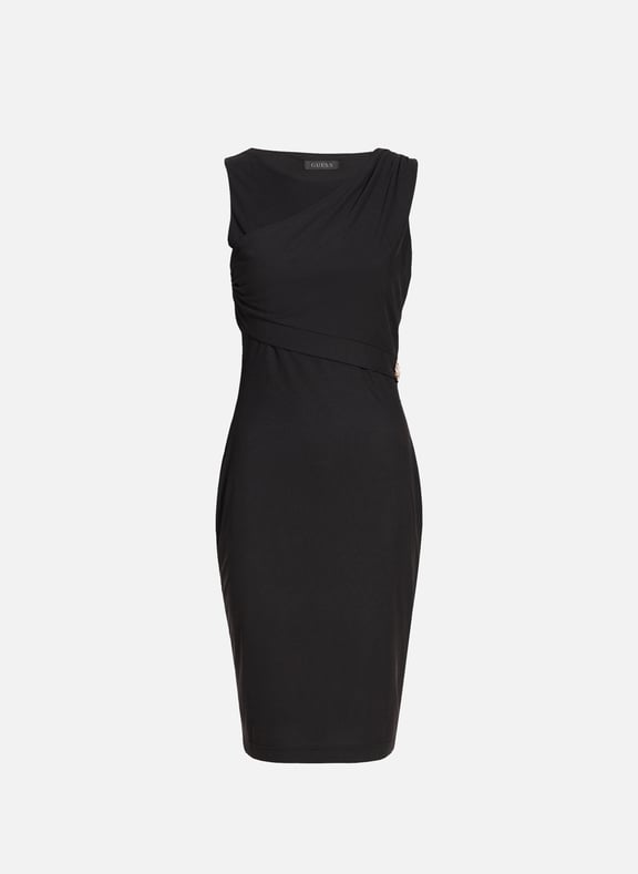 Knitted midi dress Black by GUESS GUESS Knitted midi dress Black