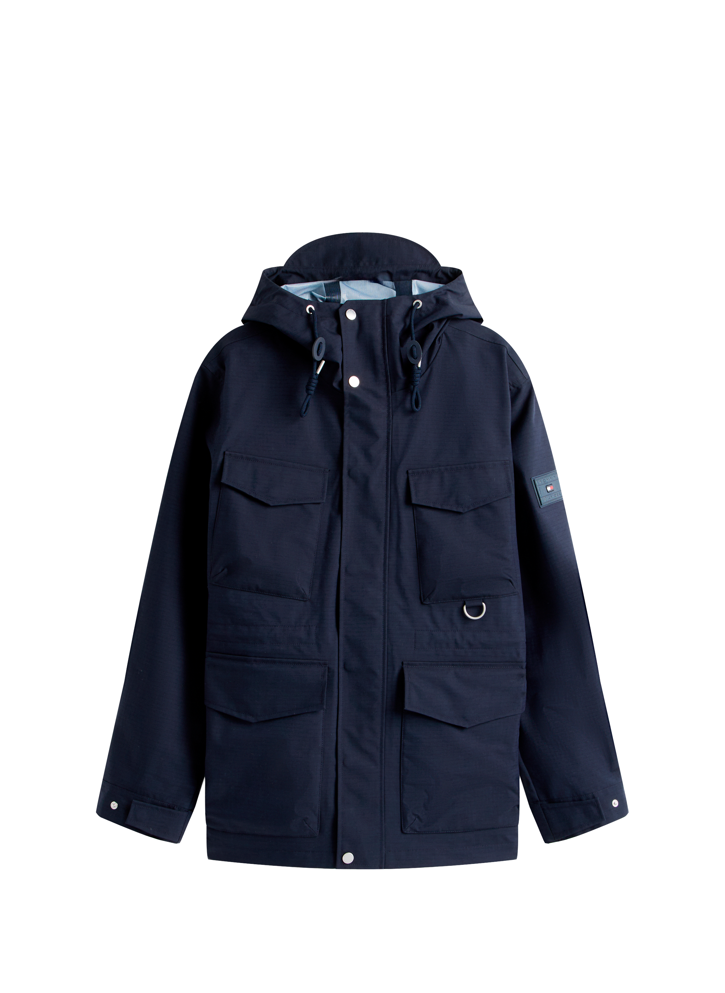 Hooded outdoor jacket TOMMY HILFIGER Blue