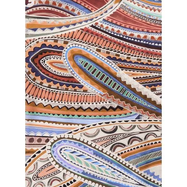 Au Printemps Paris Carré En Soie Imprimé In Multi